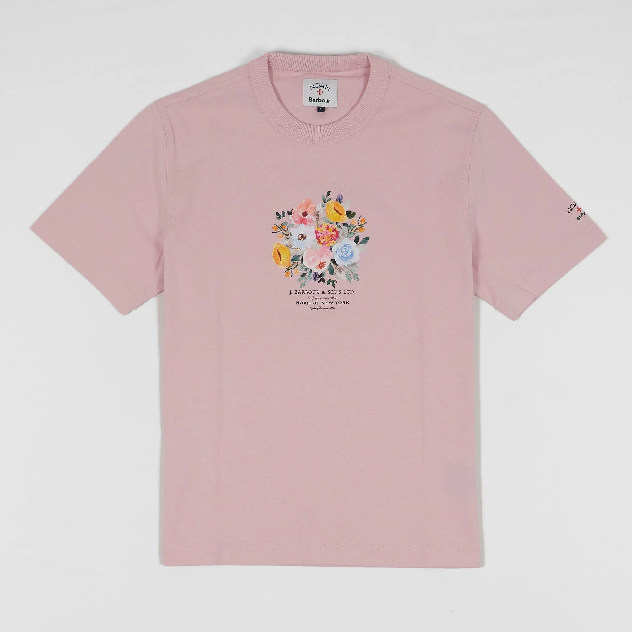 Barbour x Noah Floral Heavy Weight Crew Neck T-Shirt sold by DeeCee style