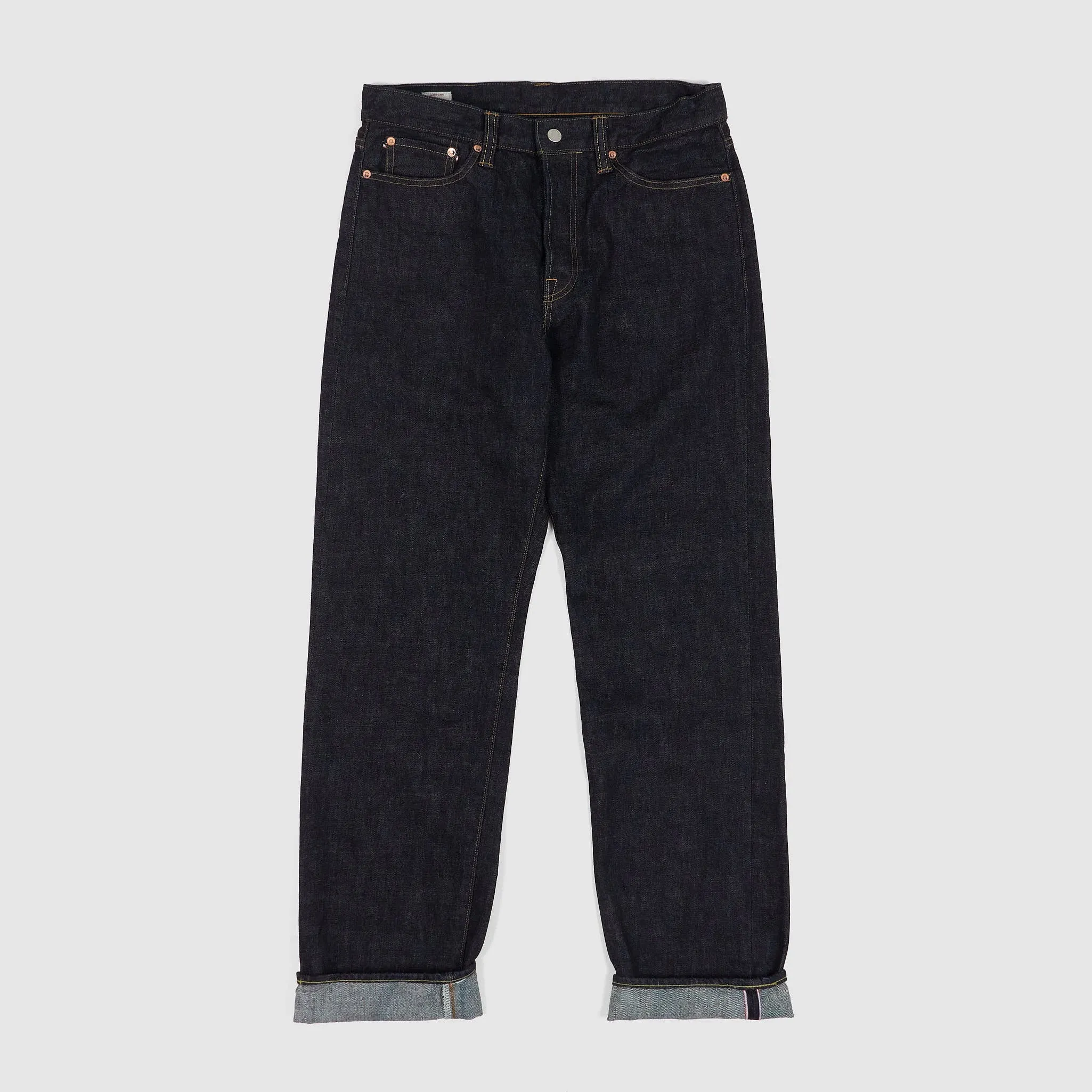 Momotaro Premium Japanese Denim Classic Straight Fit Jeans Two Stripes GTB sold by DeeCee style product image thumbnail 2