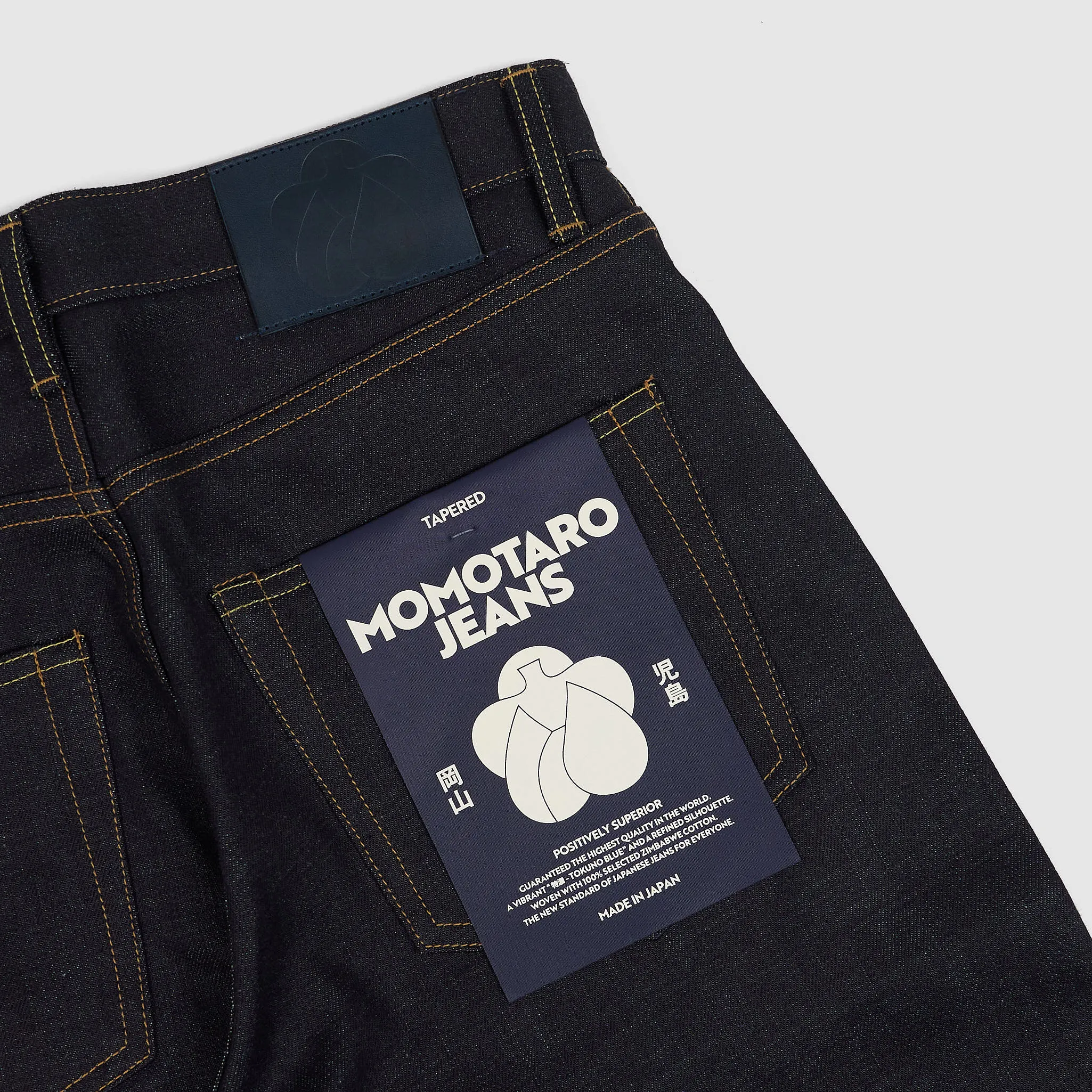 Momotaro Premium Japanese Denim Tapered Fitted 5 Pocket Selvage Jeans sold by DeeCee style product image thumbnail 5