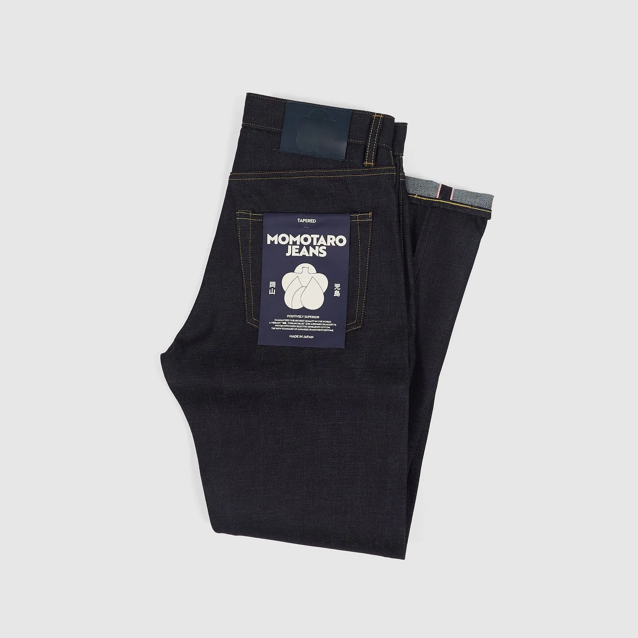 Momotaro Premium Japanese Denim Tapered Fitted 5 Pocket Selvage Jeans sold by DeeCee style product image thumbnail 4