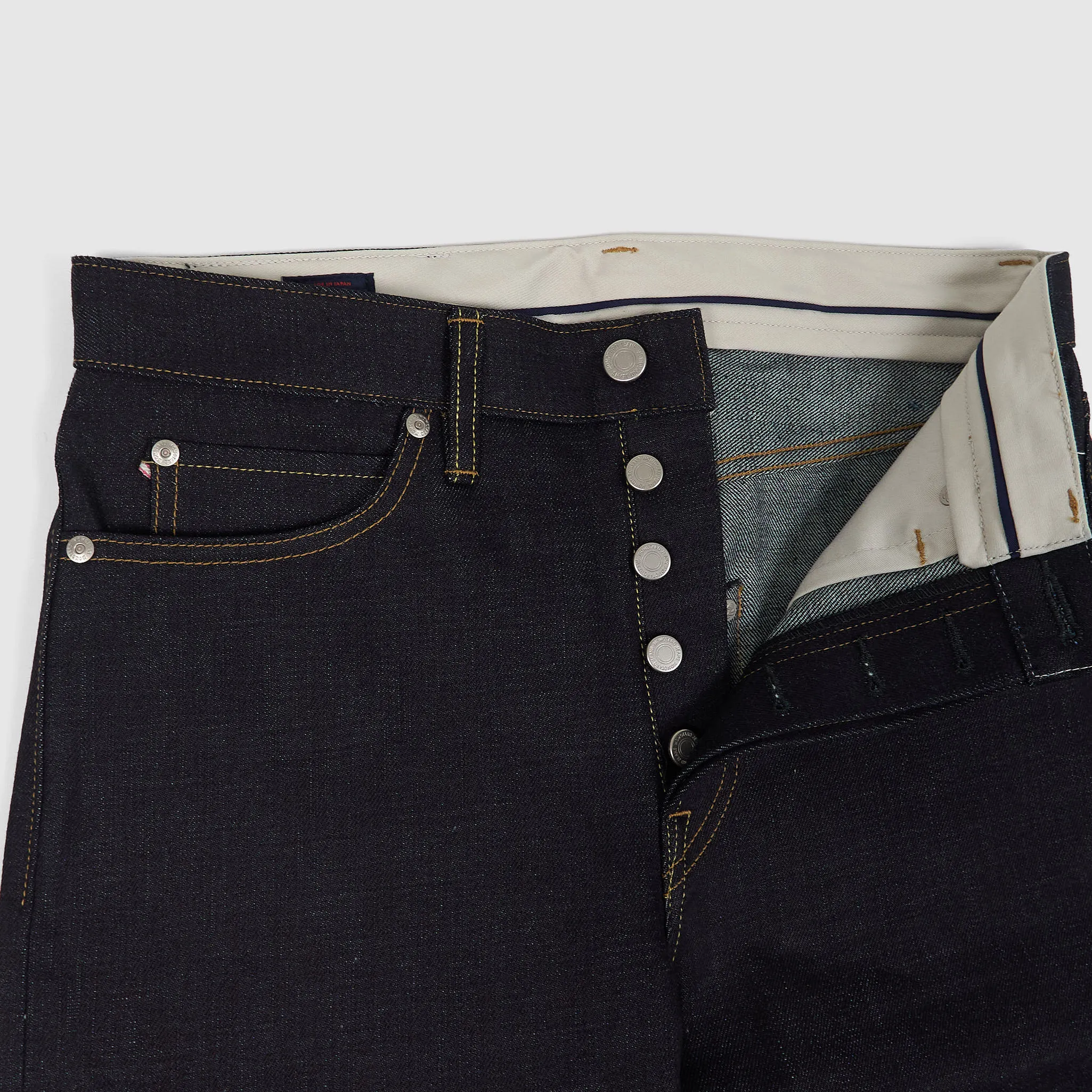 Momotaro Premium Japanese Denim Tapered Fitted 5 Pocket Selvage Jeans sold by DeeCee style product image thumbnail 3
