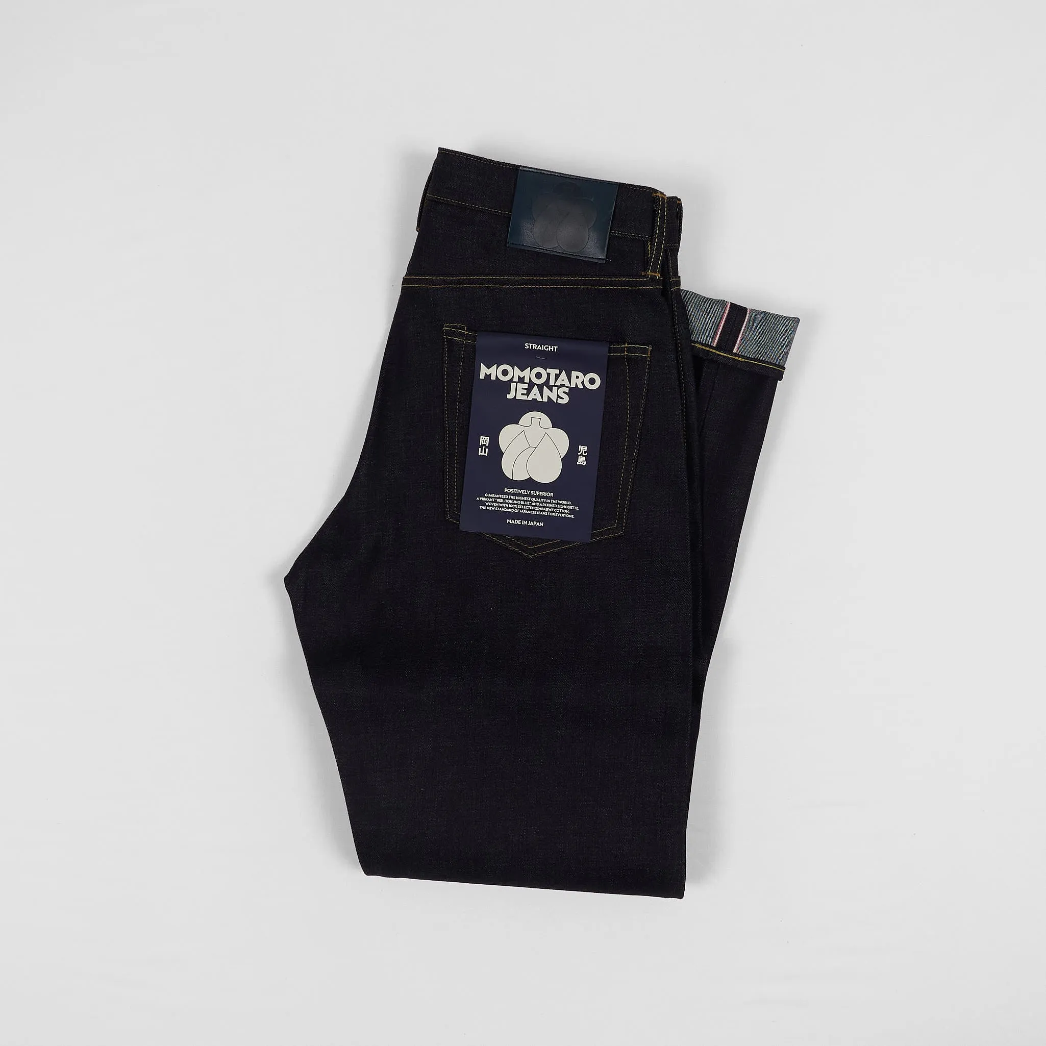 Momotaro Jeans Premium Japanese Denim Straight Leg Fitted 5 Pocket Selvage Jeans sold by DeeCee style product image thumbnail 2