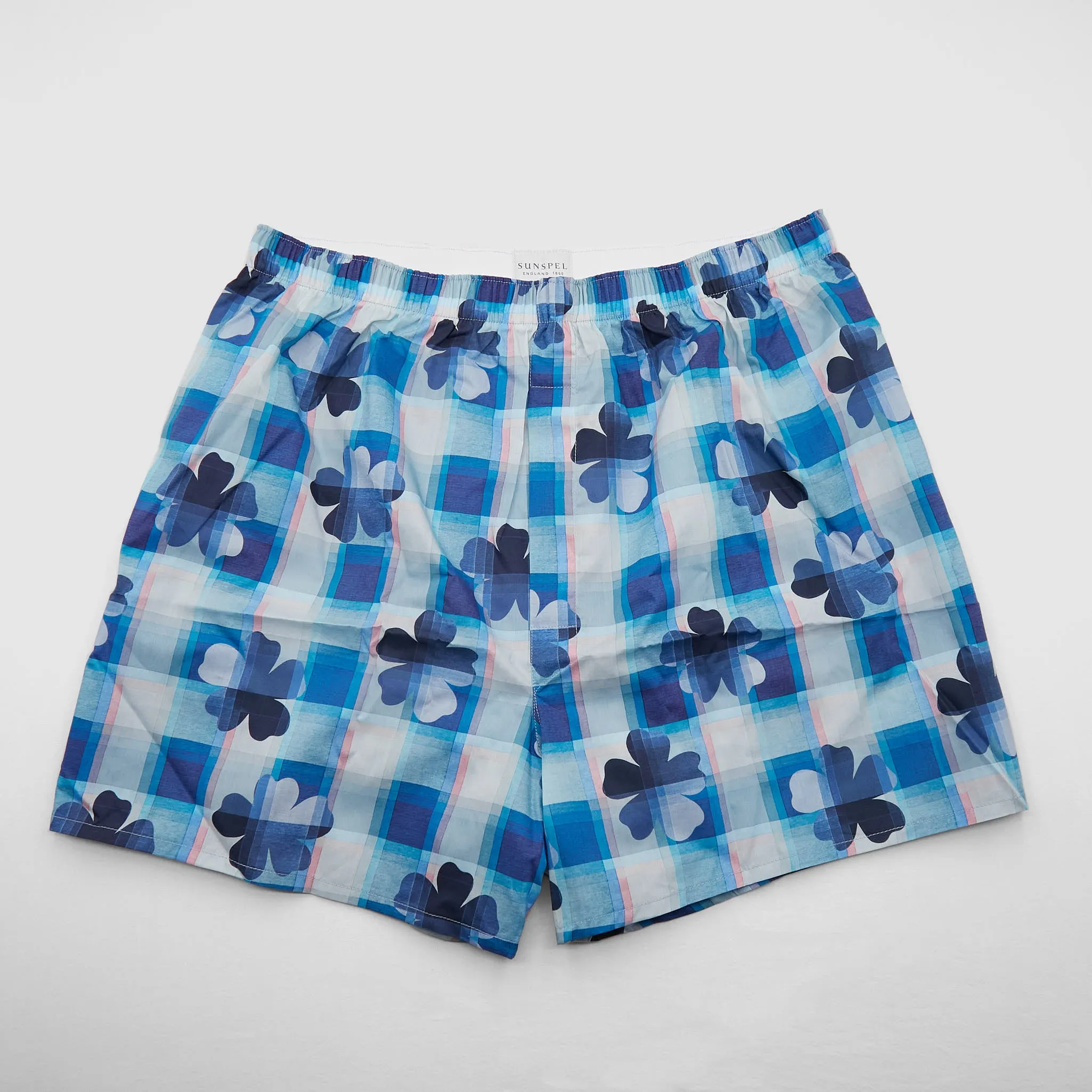 Sunspel Classic Flower Twist Printed Boxershort sold by DeeCee style