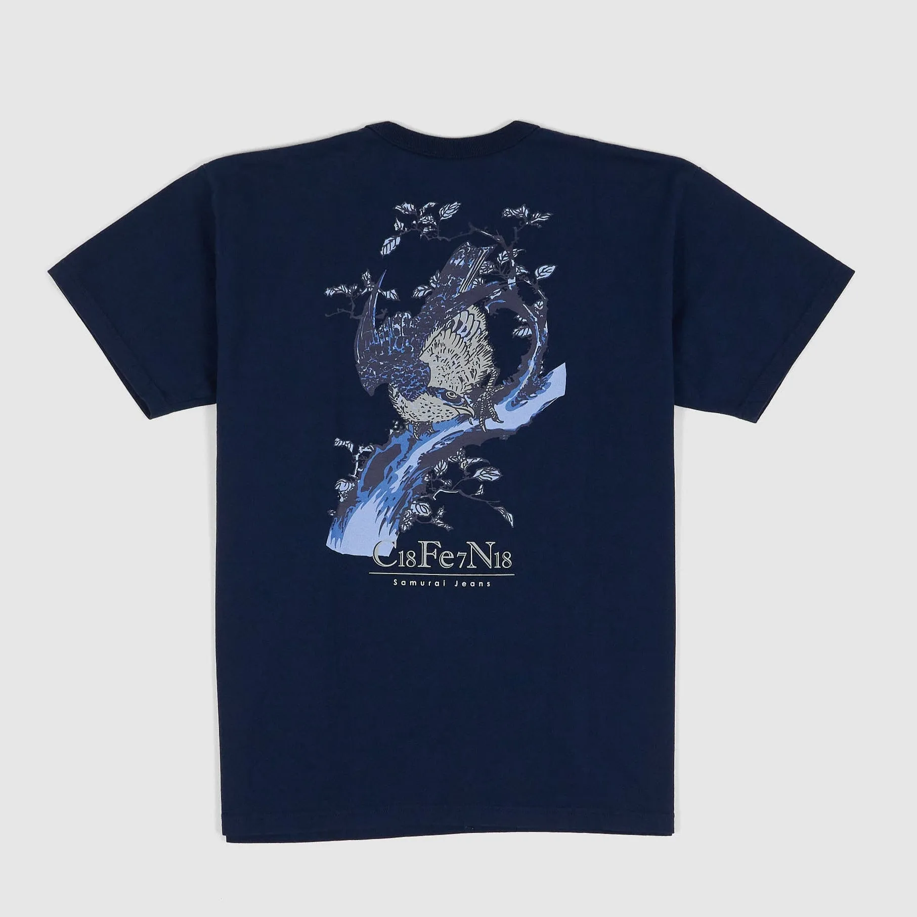 Samurai Jeans Heavy Weight Aizuri Crew Neck T-Shirt sold by DeeCee style product image thumbnail 2