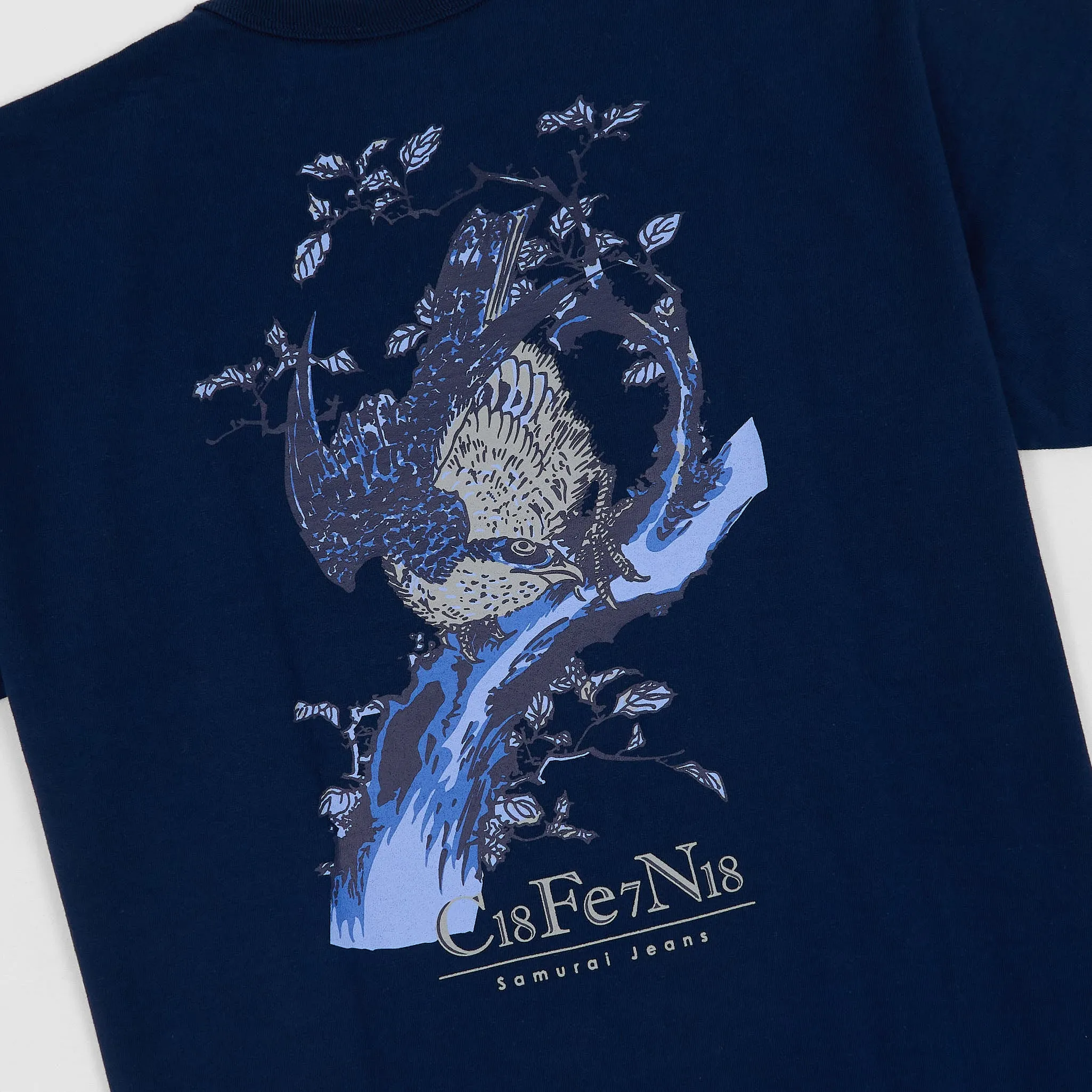 Samurai Jeans Heavy Weight Aizuri Crew Neck T-Shirt sold by DeeCee style product image thumbnail 4