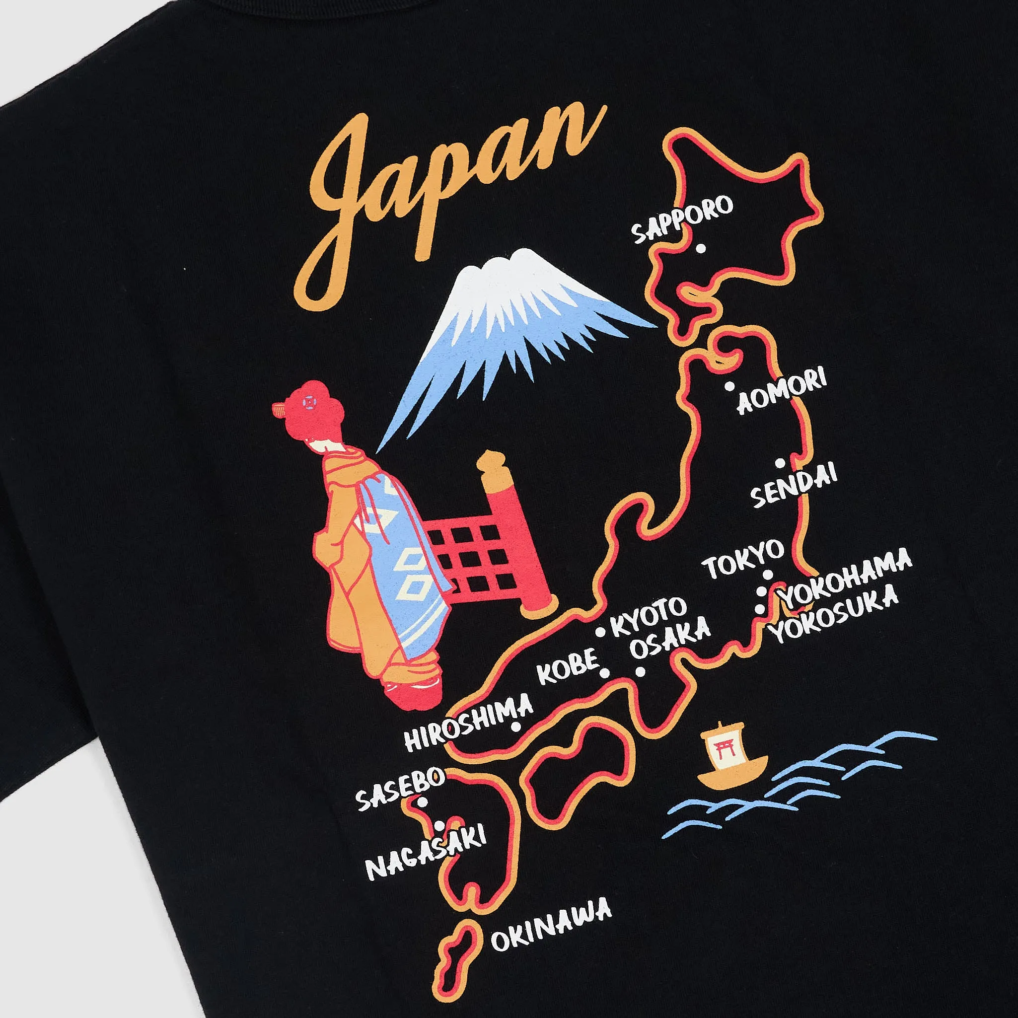 Samurai Jeans Heavy Weight Dragon Crew Neck T-Shirt sold by DeeCee style product image thumbnail 4