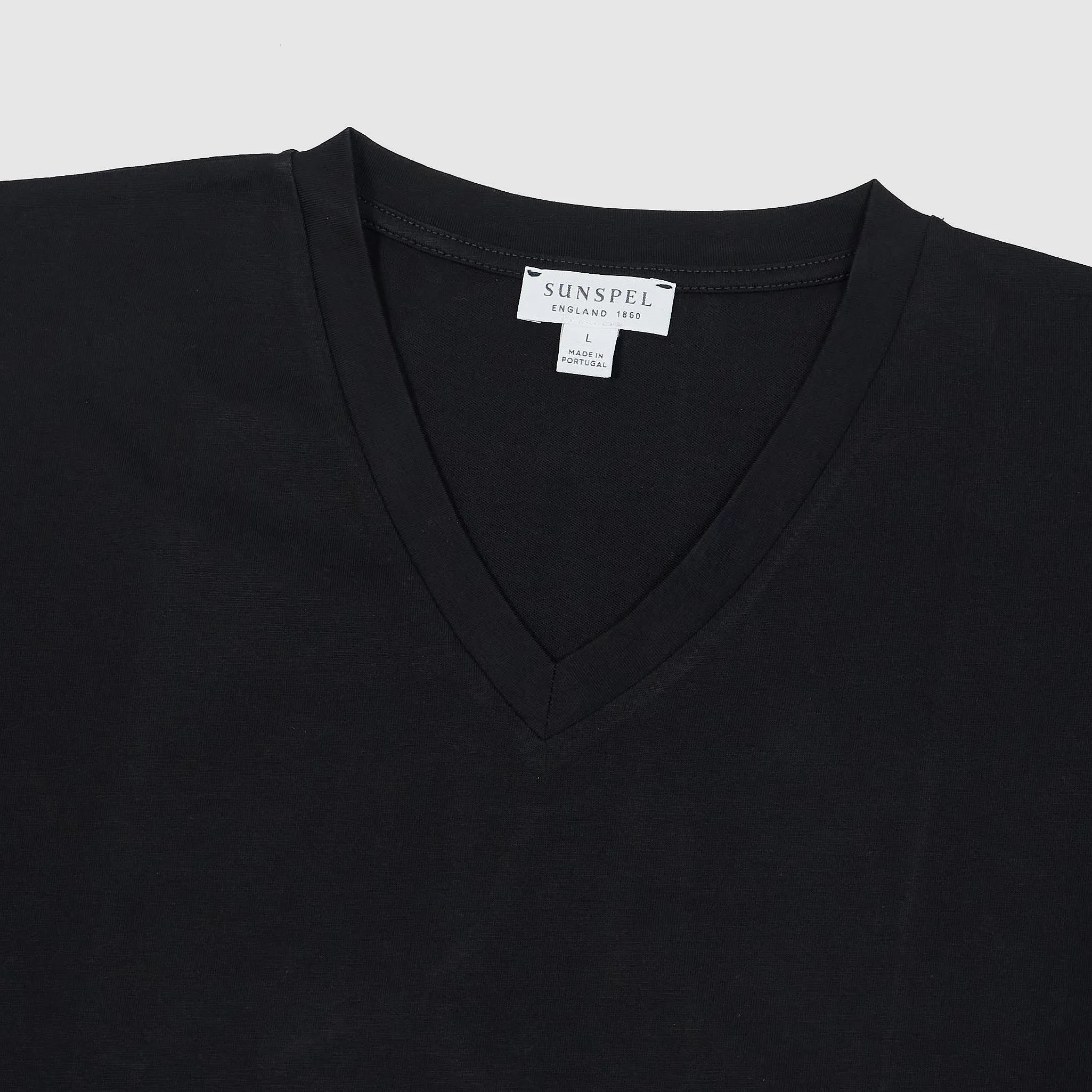 Sunspel Short Sleeve V-Neck T-Shirt sold by DeeCee style product image thumbnail 2