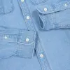 Freenote Cloth Herringbone Bedford Denim Shirt sold by DeeCee style