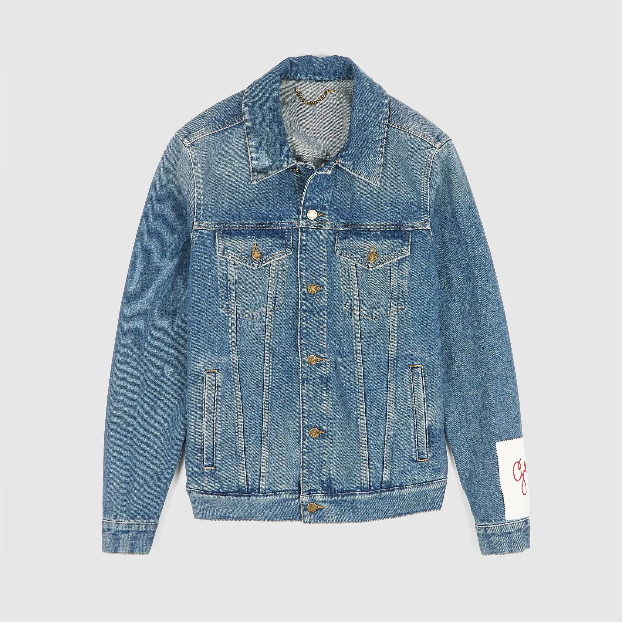 Golden Goose Regular Heavy Washed Denim Jeans jacket sold by DeeCee style