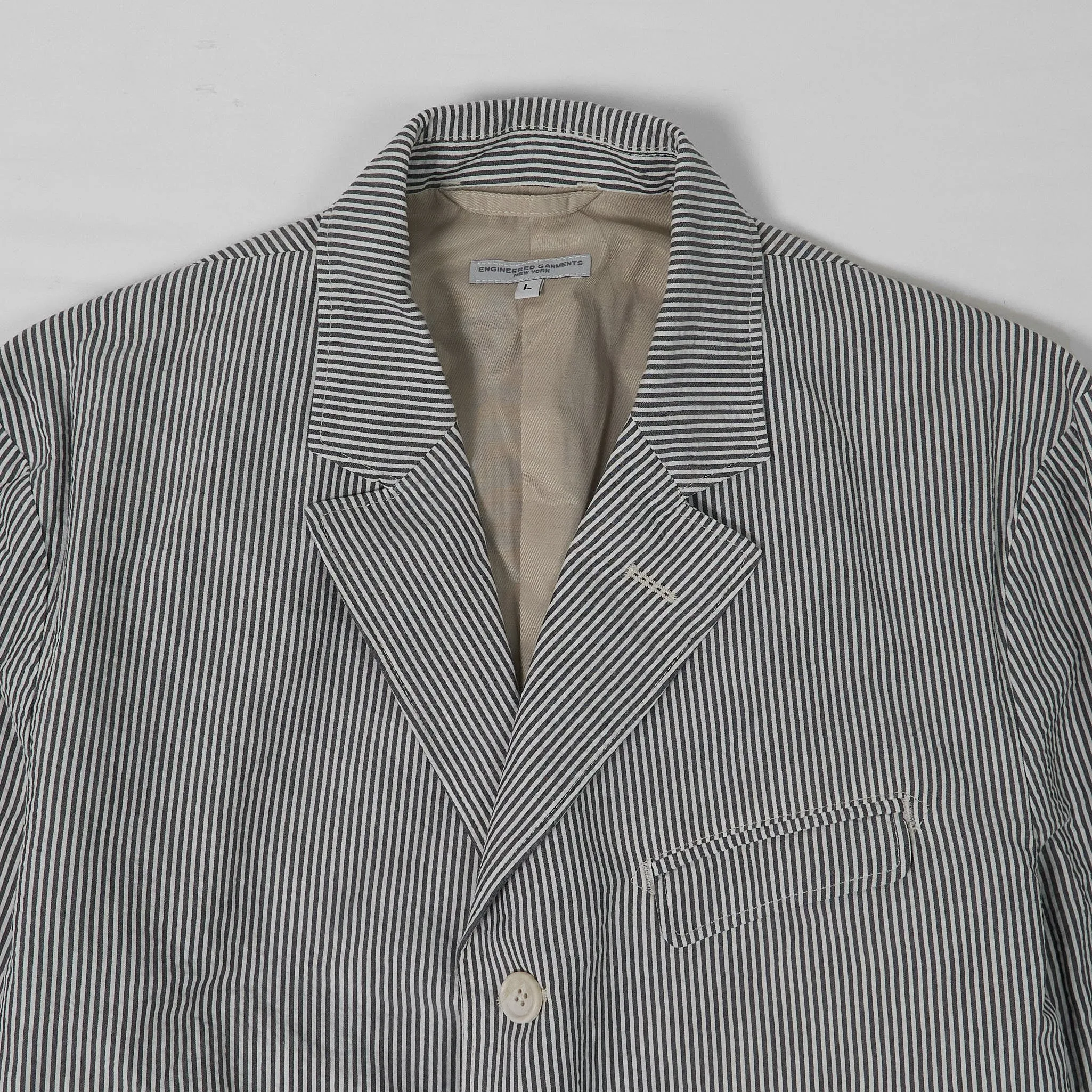 Engineered Garment Andover Seersucker Striped Blazer sold by DeeCee style product image thumbnail 3