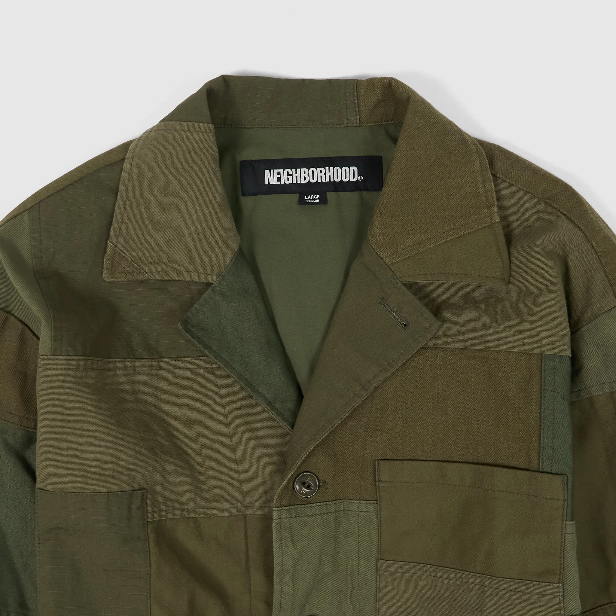 Neighborhood Patchwork Military Jacket sold by DeeCee style product image thumbnail 4