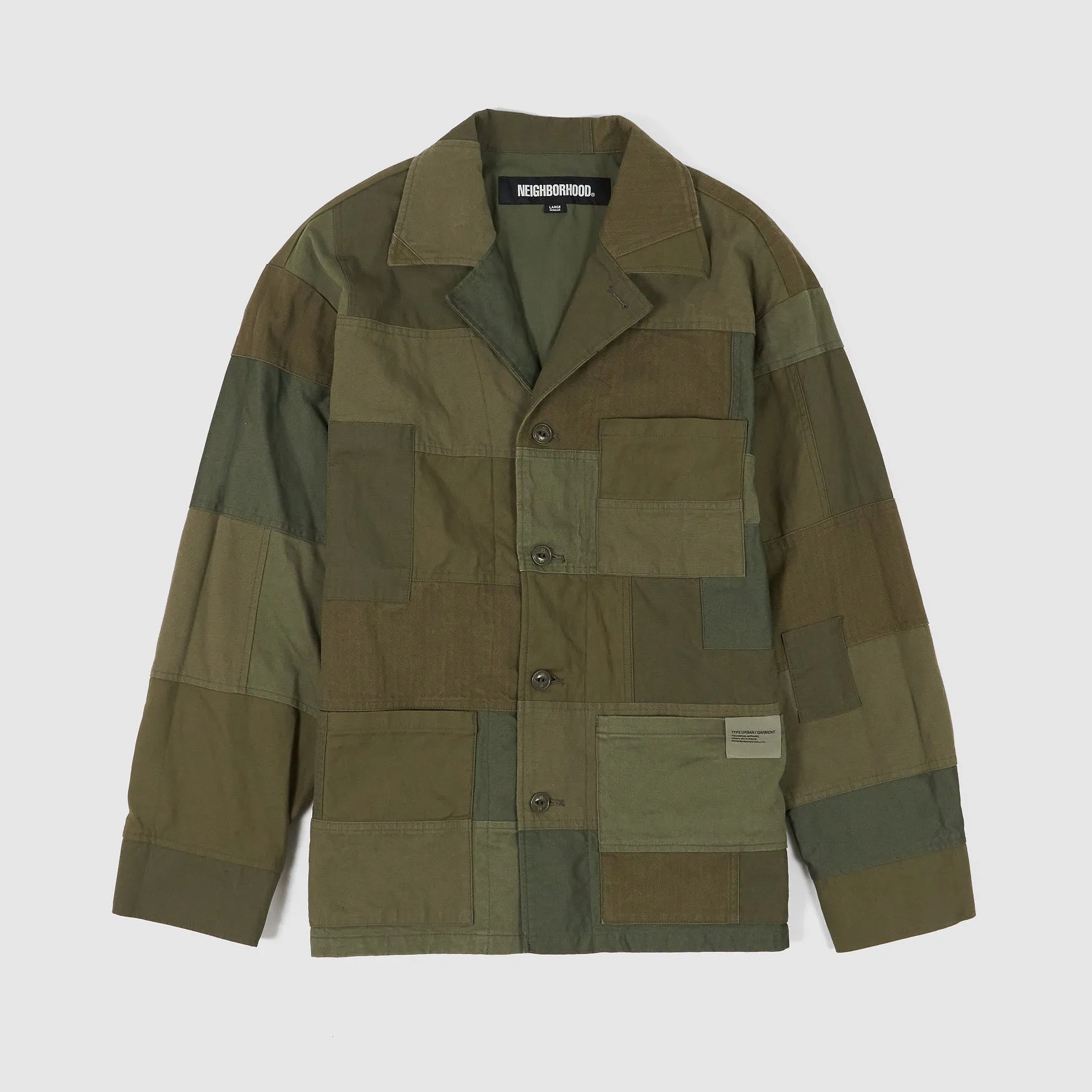 Neighborhood Patchwork Military Jacket sold by DeeCee style