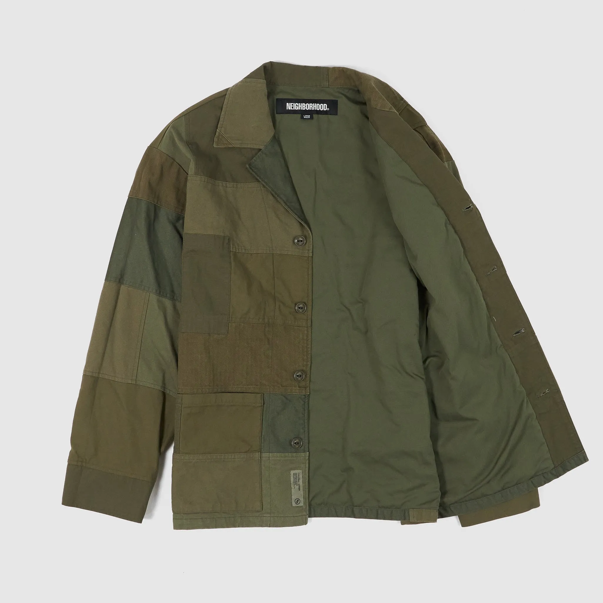 Neighborhood Patchwork Military Jacket sold by DeeCee style product image thumbnail 2
