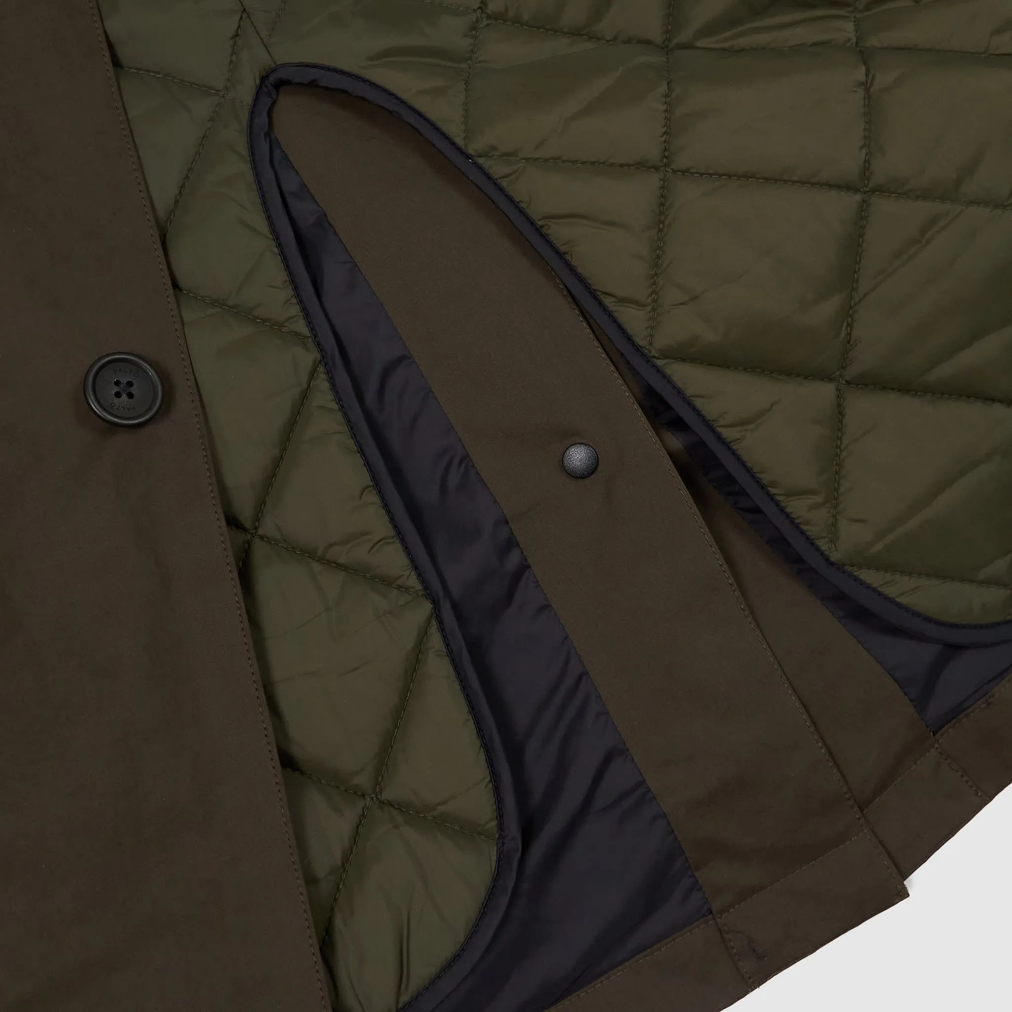 Palto Classic Cotton Blend Trench Coat Detachable Liner sold by DeeCee style product image thumbnail 3