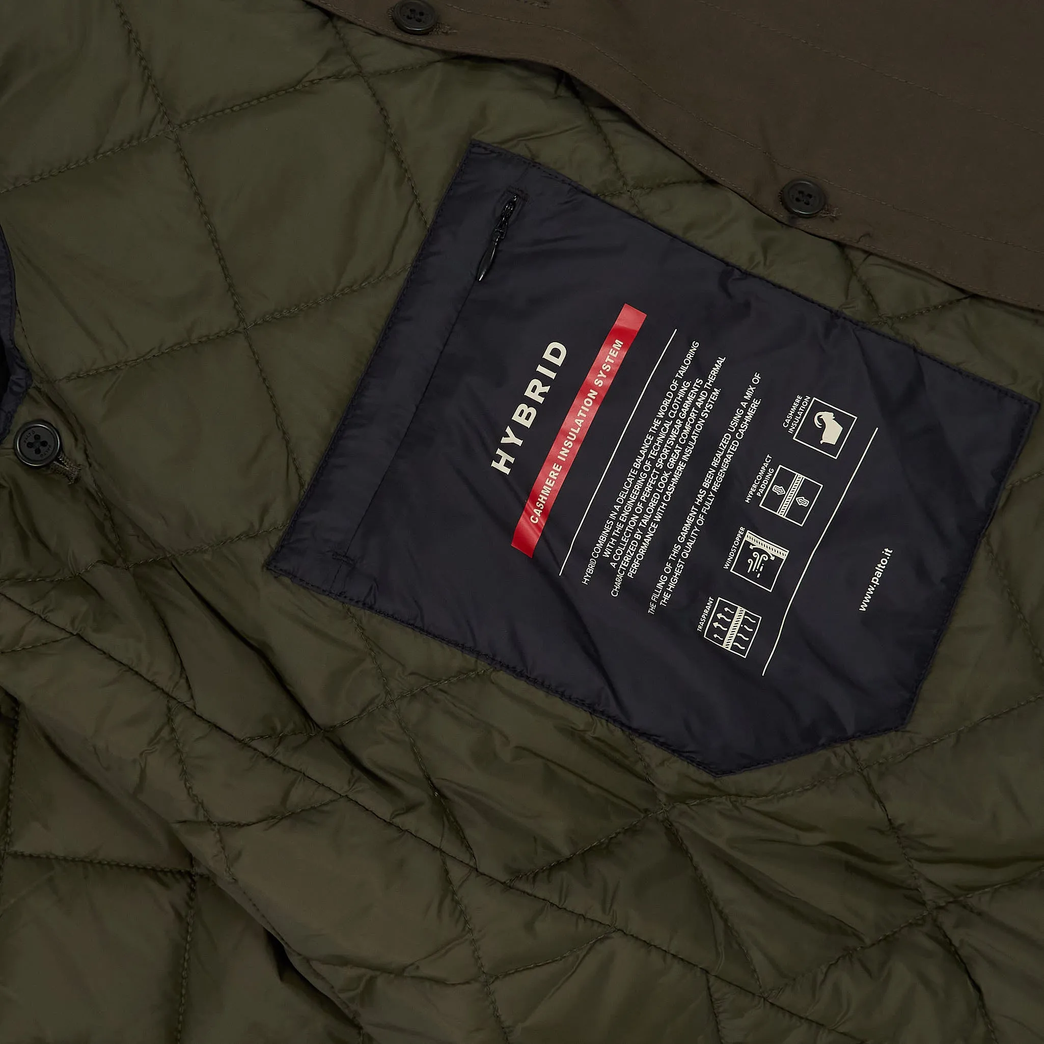 Palto Classic Cotton Blend Trench Coat Detachable Liner sold by DeeCee style product image thumbnail 5