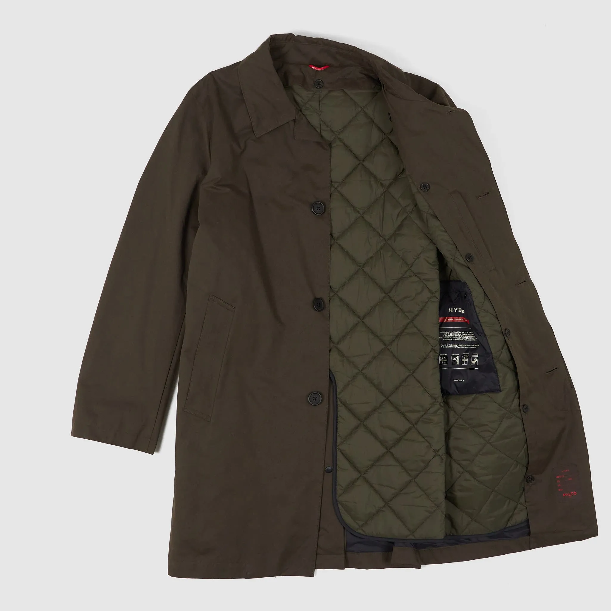 Palto Classic Cotton Blend Trench Coat Detachable Liner sold by DeeCee style product image thumbnail 2