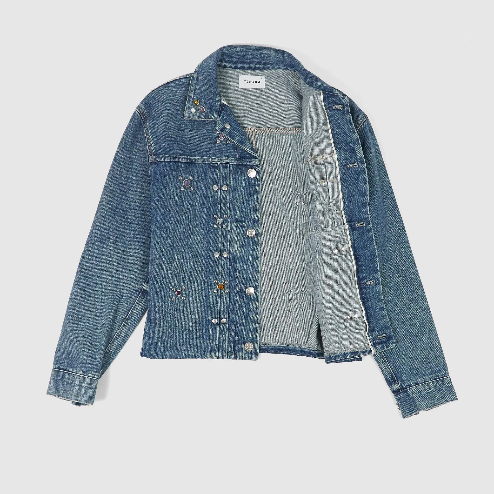 Tanaka NY TYO Ladies Studded Kaihara Denim Jacket sold by DeeCee style product image thumbnail 2