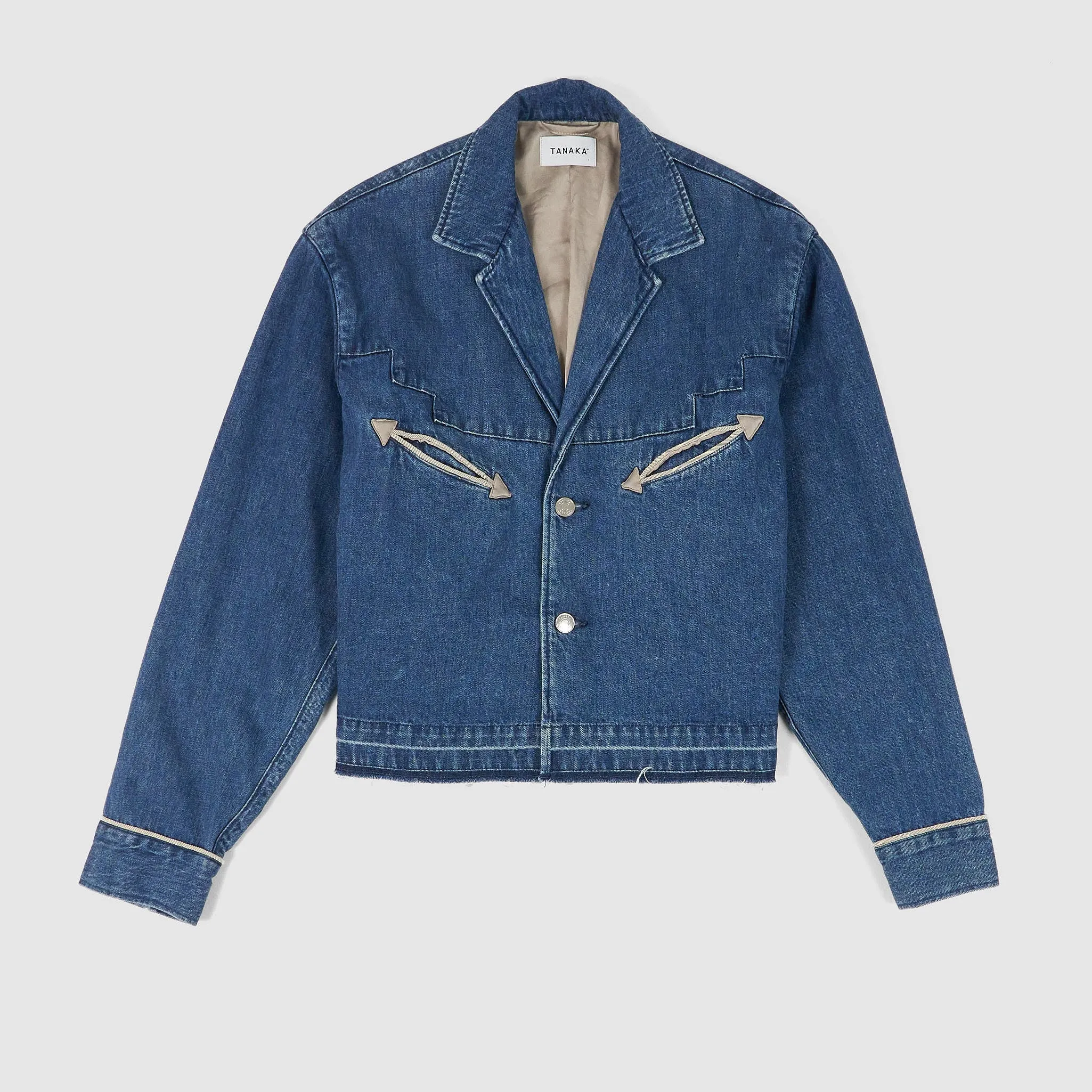 Tanaka NY TYO Ladies Western Denim Shirt Jacket sold by DeeCee style