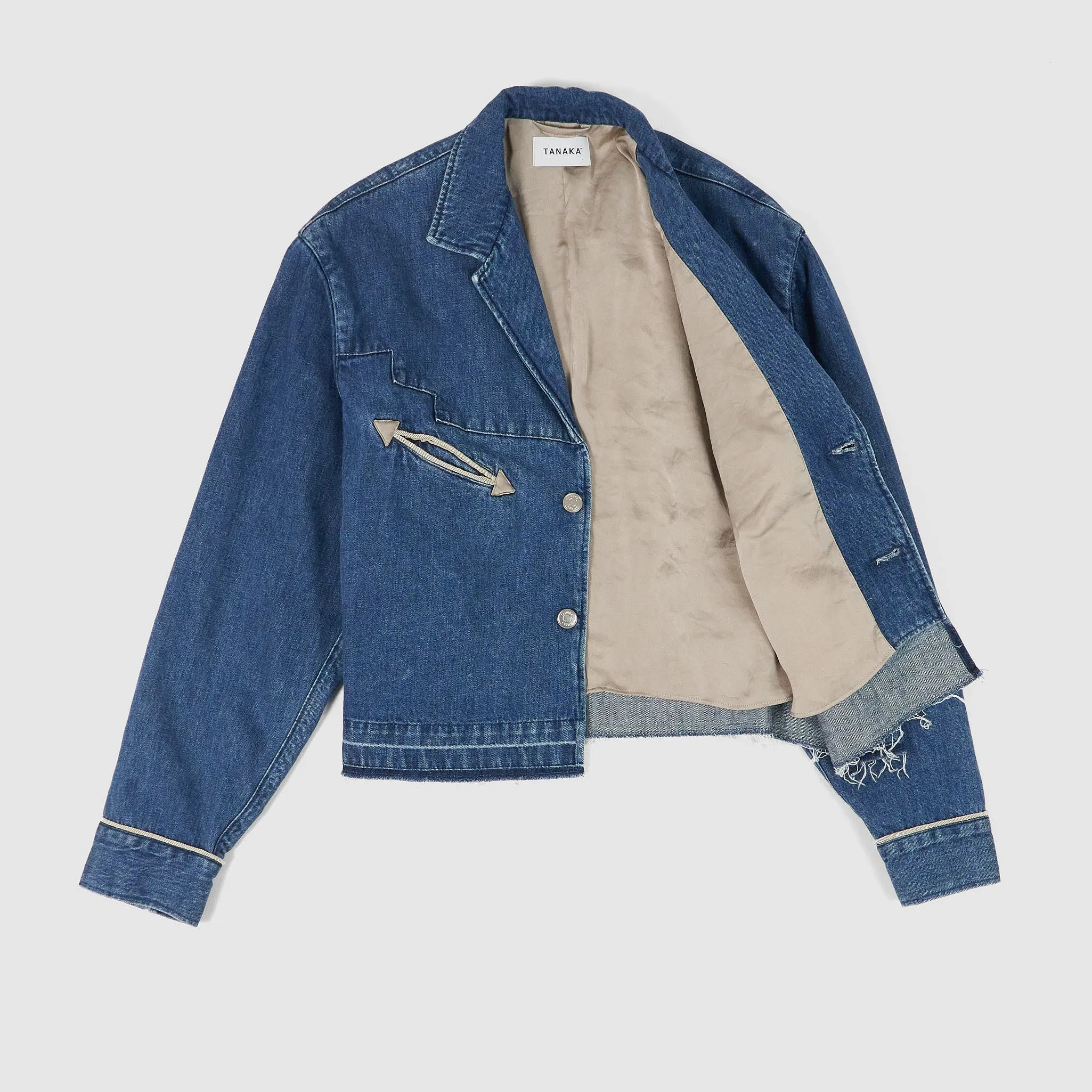 Tanaka NY TYO Ladies Western Denim Shirt Jacket sold by DeeCee style product image thumbnail 2