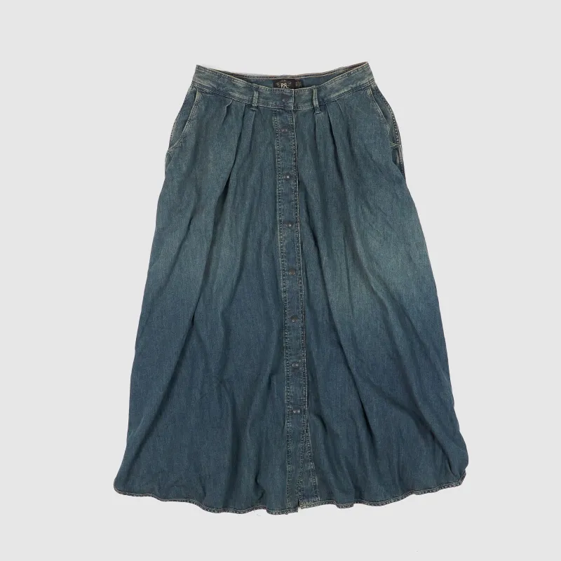 Double RL Denim Skirt sold by DeeCee style