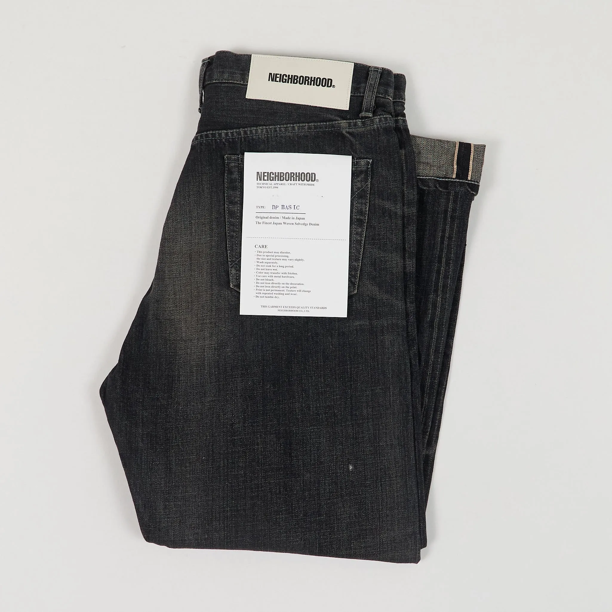 Neighborhood Straight Fit Selvedge Heavy Washed Denim sold by DeeCee style product image thumbnail 2