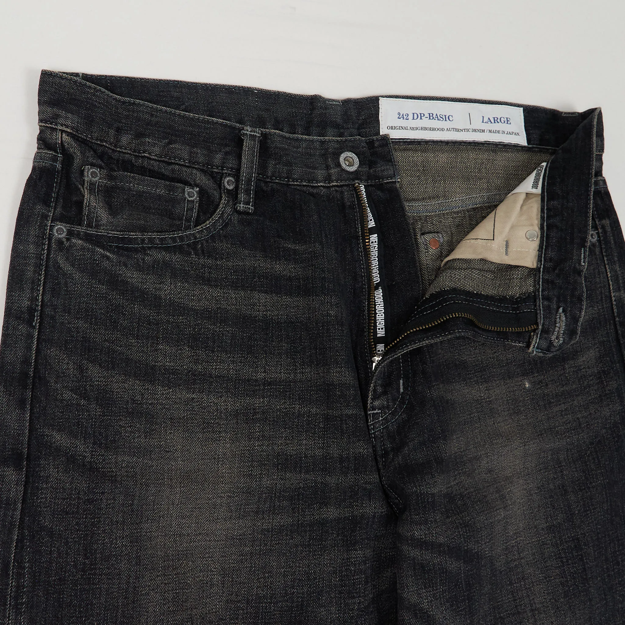 Neighborhood Straight Fit Selvedge Heavy Washed Denim sold by DeeCee style product image thumbnail 3