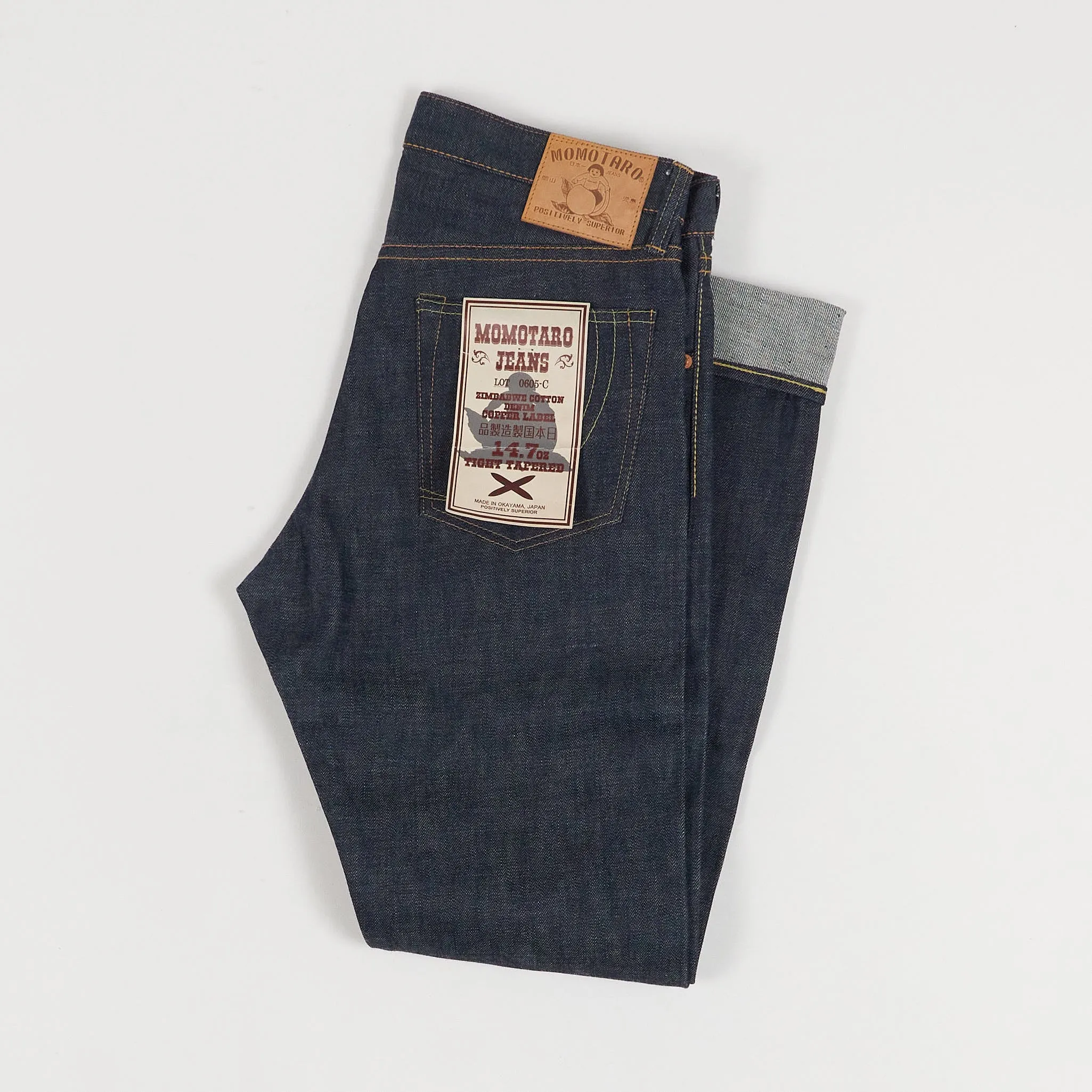 Momotaro Japan Zimbabwe Cotton Straight Jeans sold by DeeCee style product image thumbnail 2