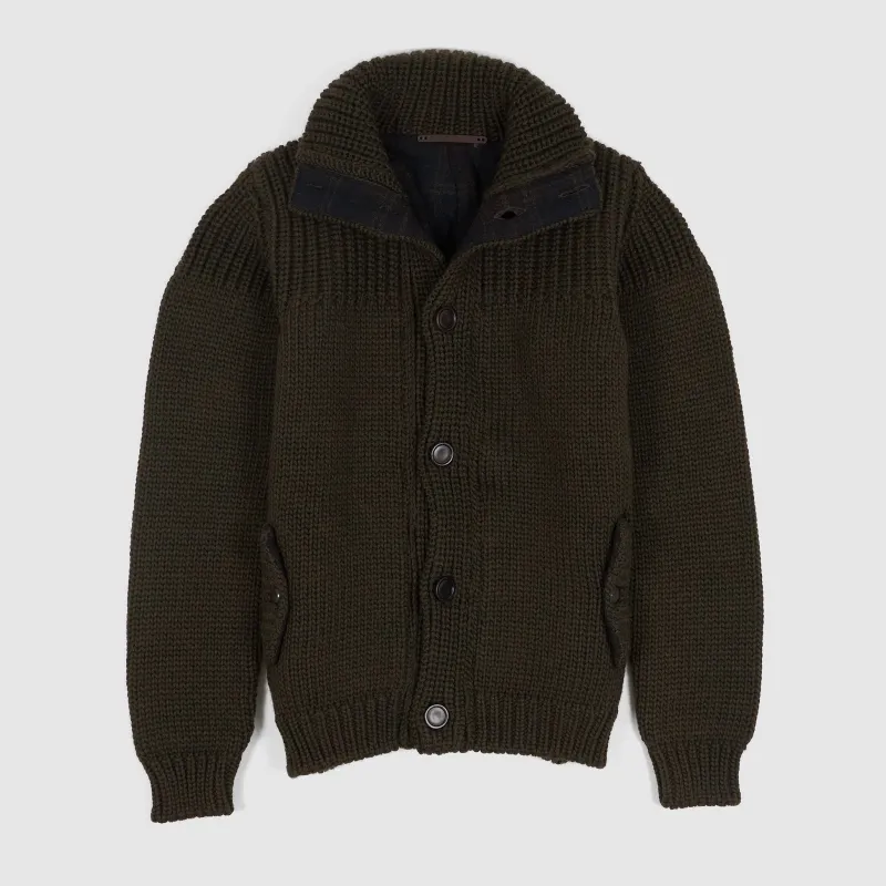 Roberto Collina Heavy Knit Wool Cardigan sold by DeeCee style