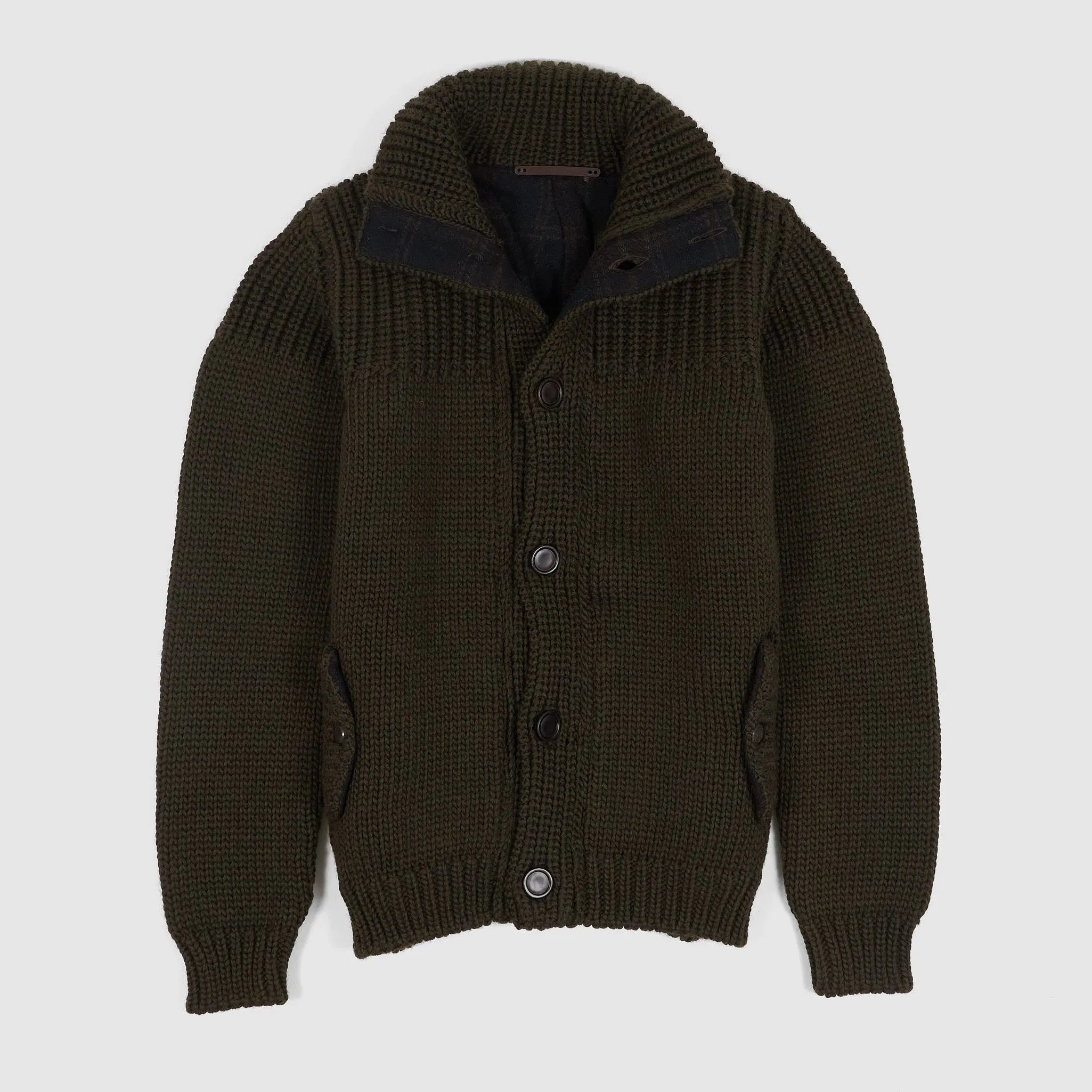 Roberto Collina Heavy Knit Wool Cardigan sold by DeeCee style