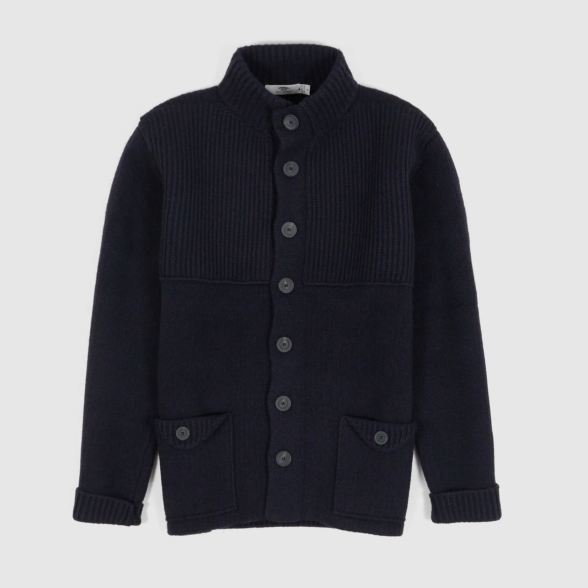 Inis Meáin Button Up Storm Knit Jacket sold by DeeCee style product image thumbnail 5