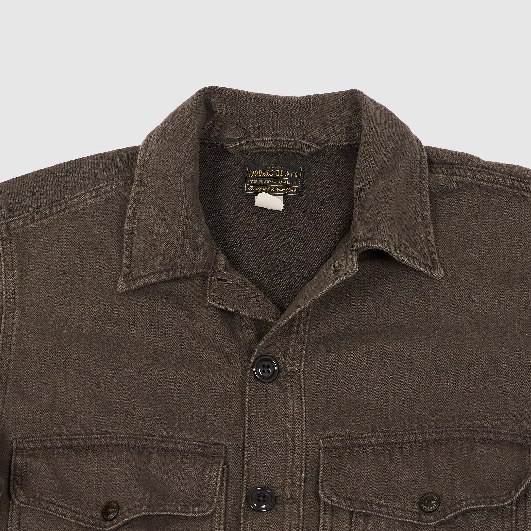 Double RL Cotton Overshirt Jacket sold by DeeCee style product image thumbnail 3