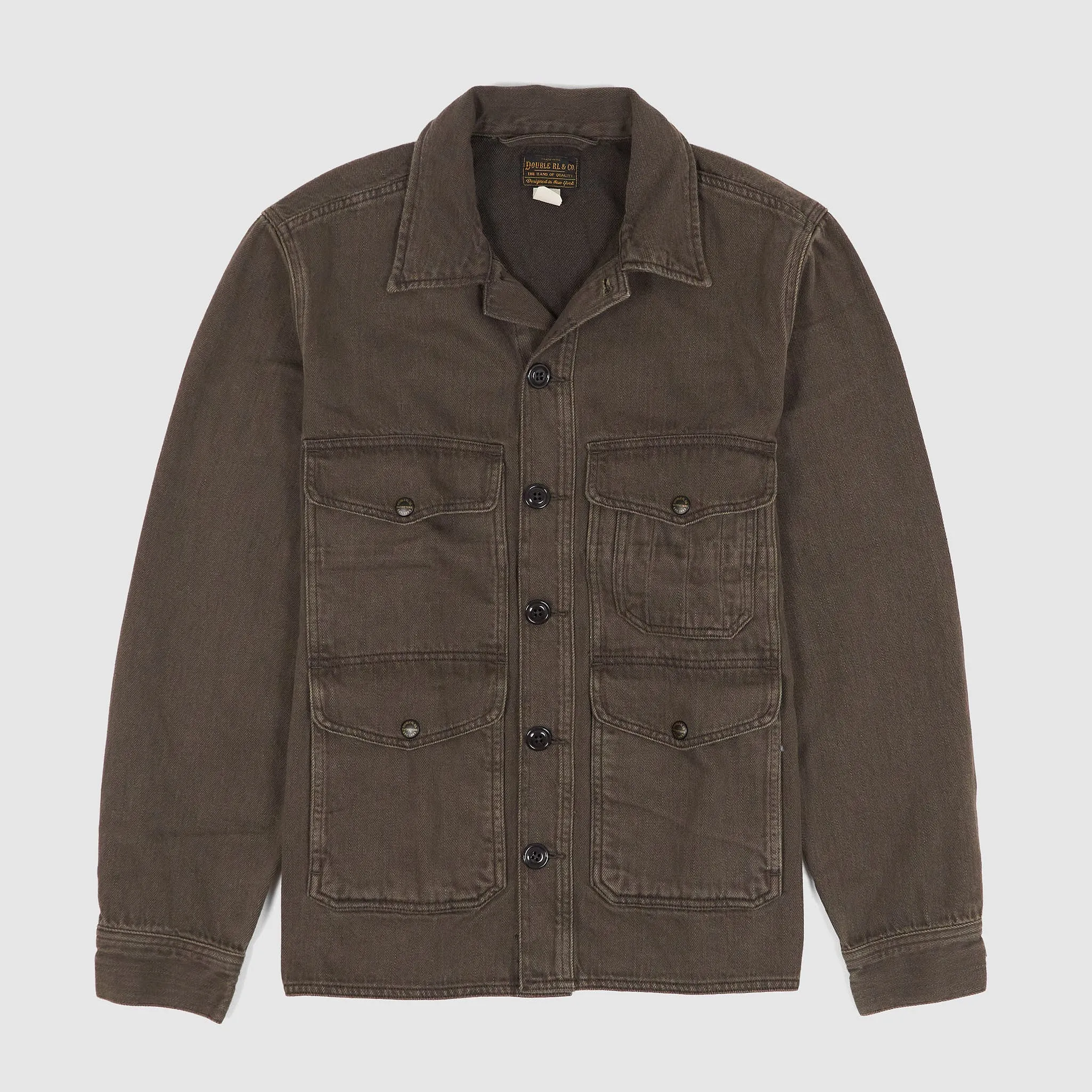 Double RL Cotton Overshirt Jacket sold by DeeCee style