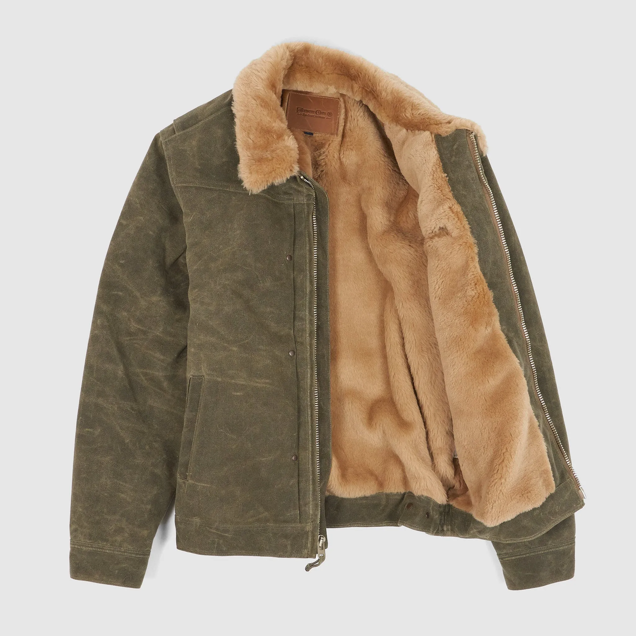Freenote Waxed Canvas Shearling Western Jacket sold by DeeCee style product image thumbnail 2