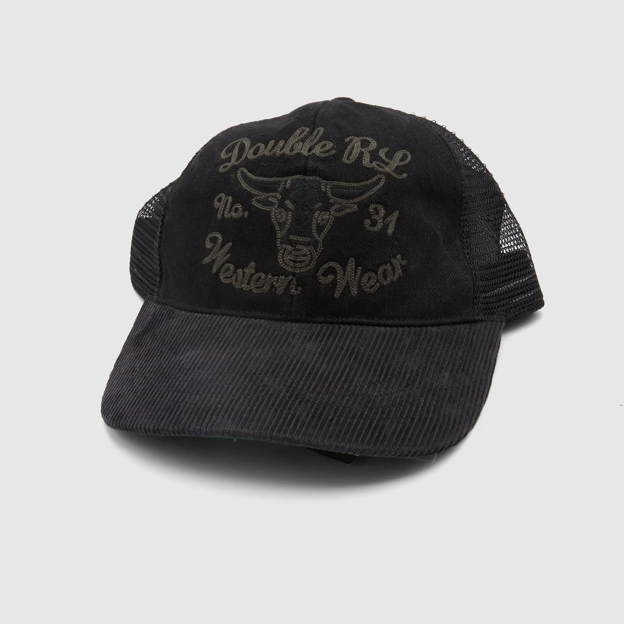 Double RL Stitched Bull Trucker Cap sold by DeeCee style product image thumbnail 5