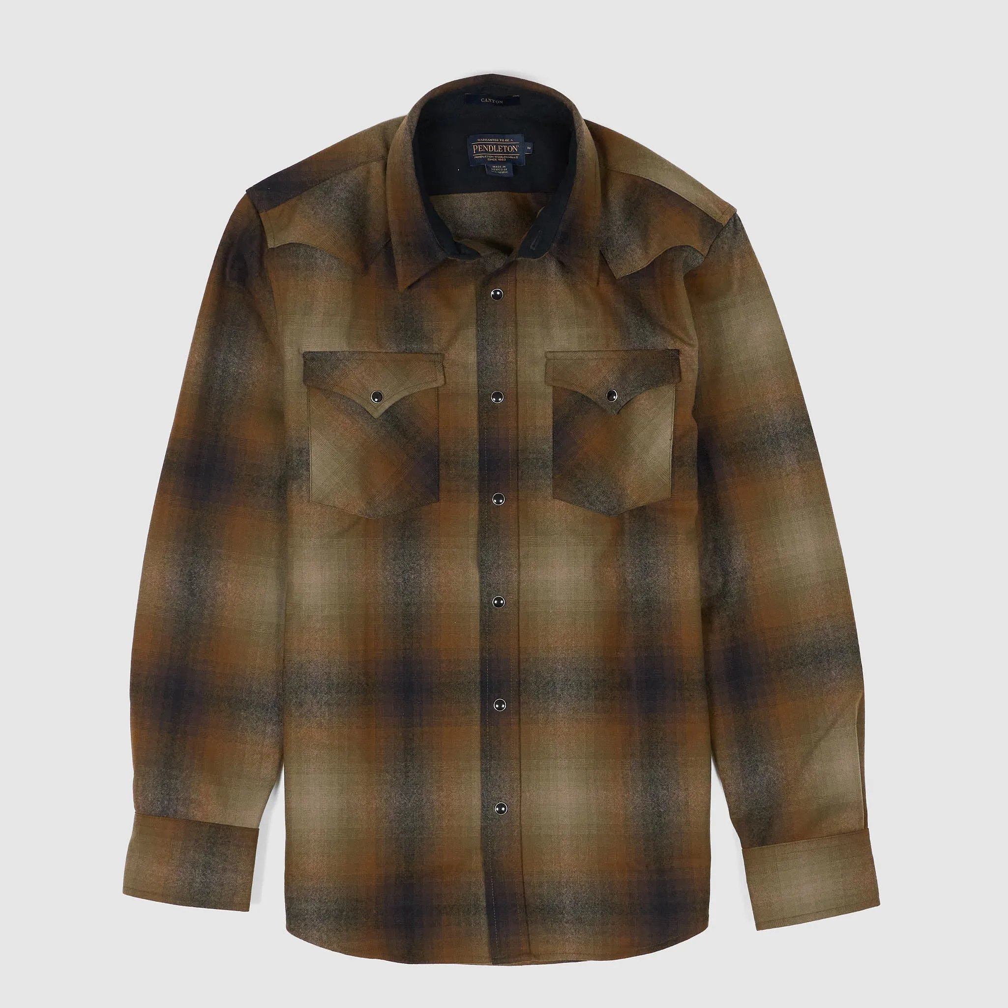 Pendleton Fitted Wool Plaid Western Shirt sold by DeeCee style