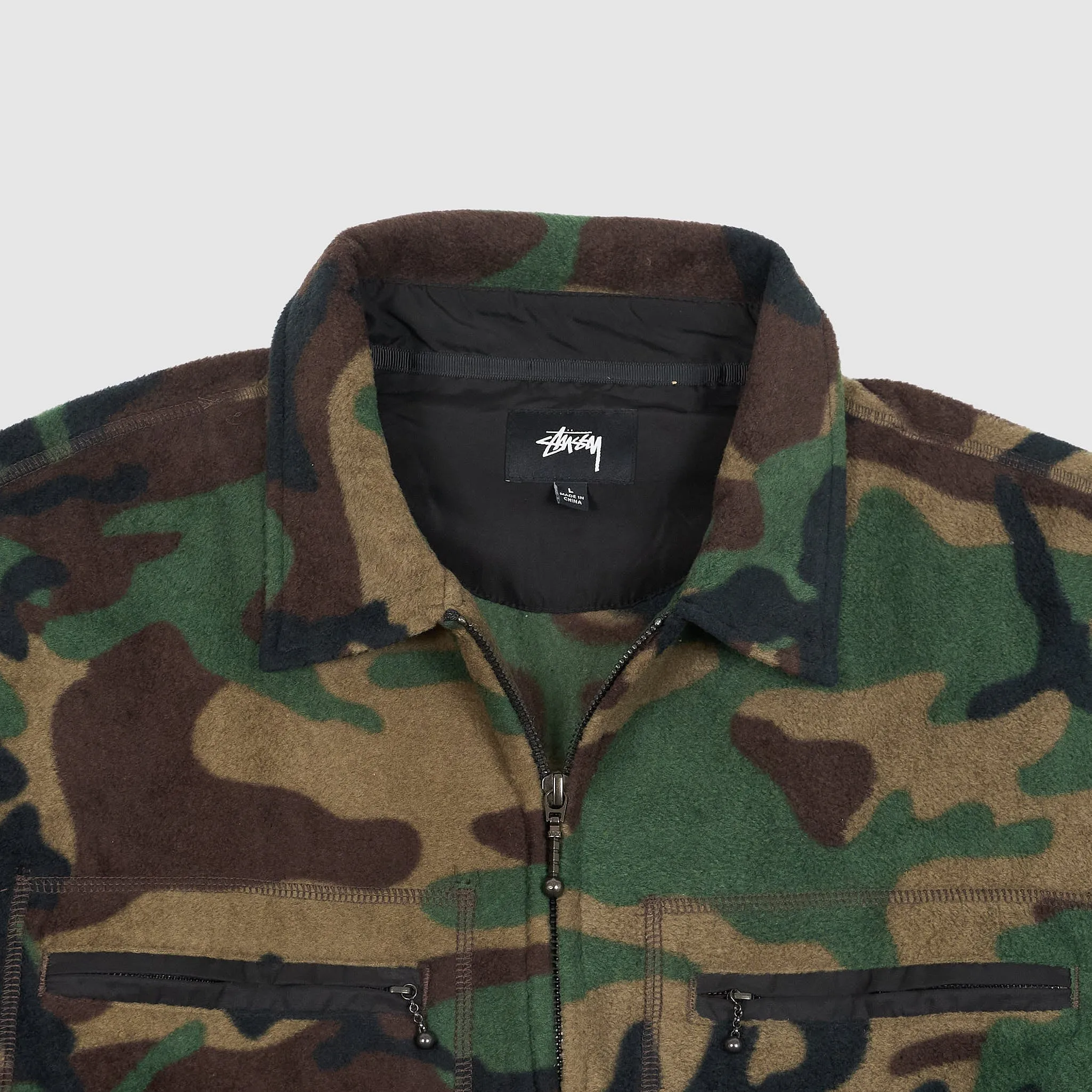 Stüssy Camouflage Zip Up Fleece sold by DeeCee style product image thumbnail 4