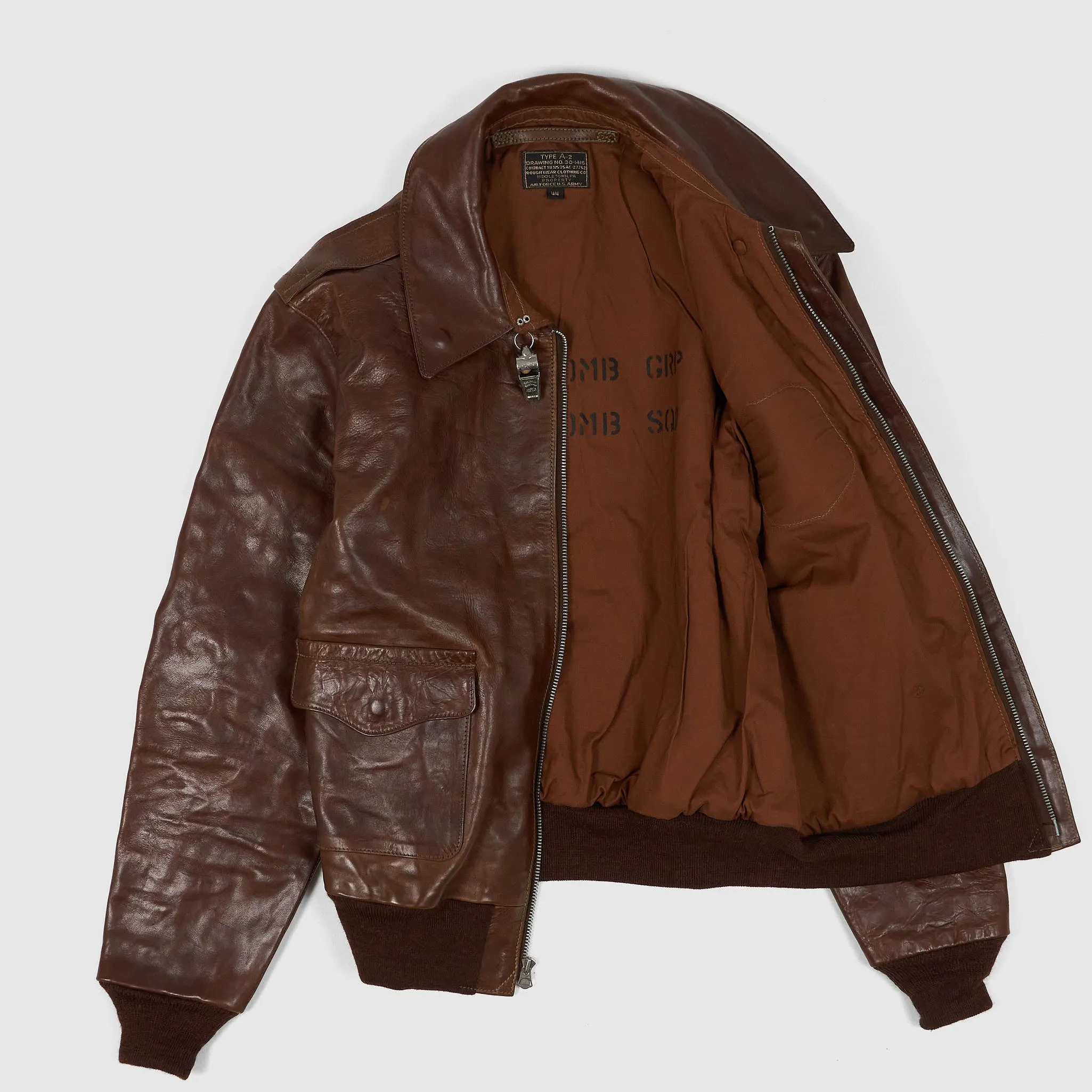 Eastman Leather Clothing A-2 Hell's Angels Leather Jacket sold by DeeCee style product image thumbnail 3