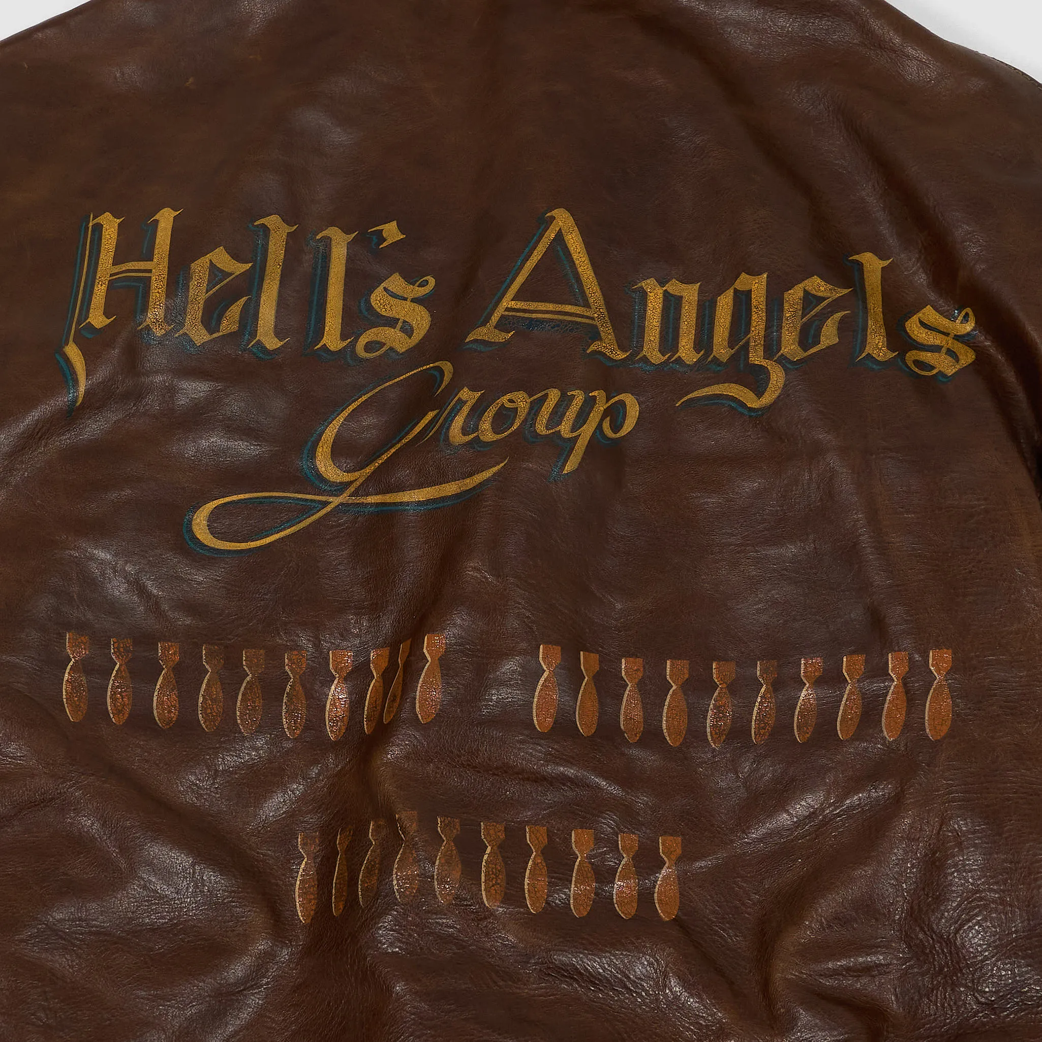Eastman Leather Clothing A-2 Hell's Angels Leather Jacket sold by DeeCee style product image thumbnail 5