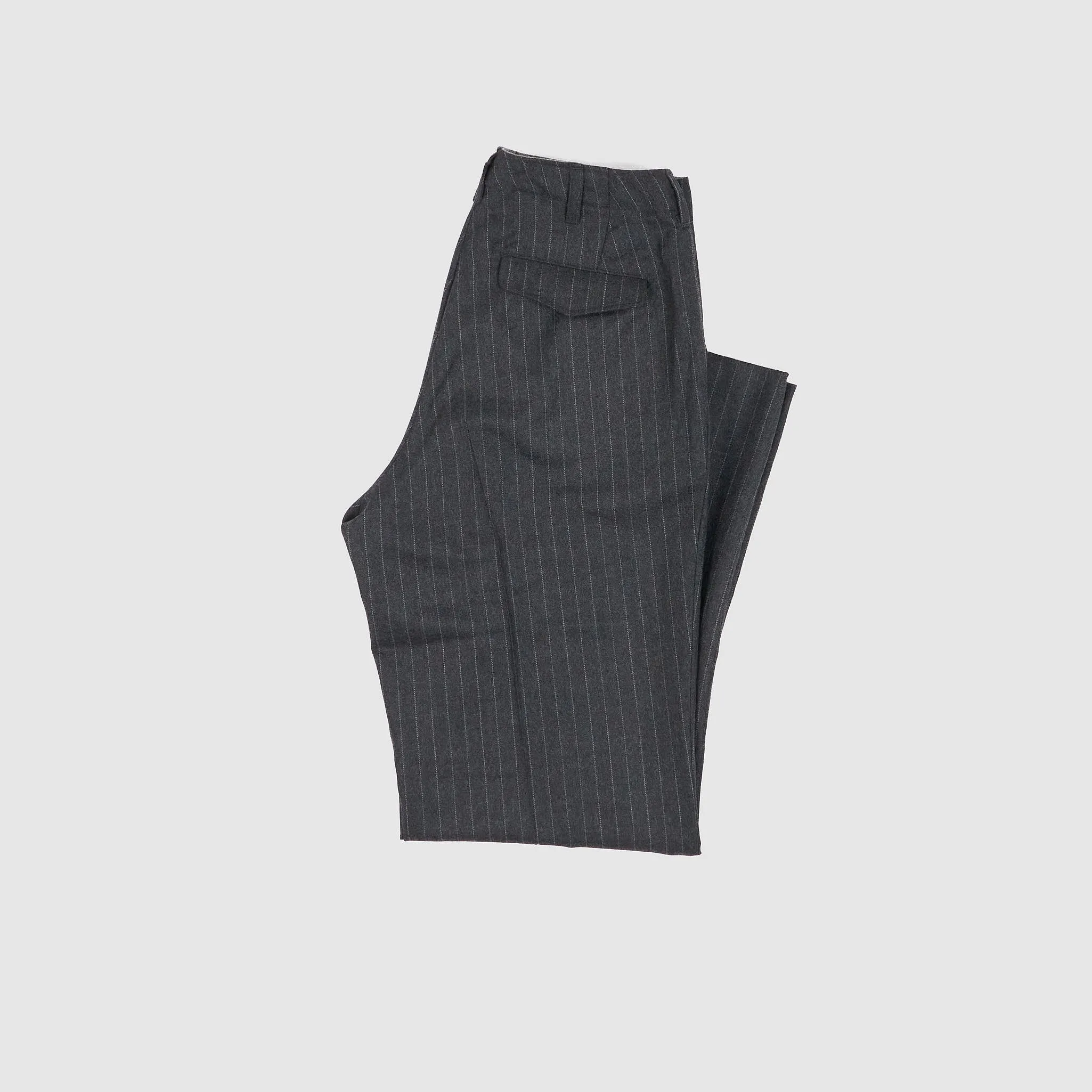 Black Sign Chalk Stripe Officer Merino Wool Pants sold by DeeCee style product image thumbnail 4