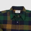Samurai Jeans Heavyweight Cotton Check Overshirt sold by DeeCee style