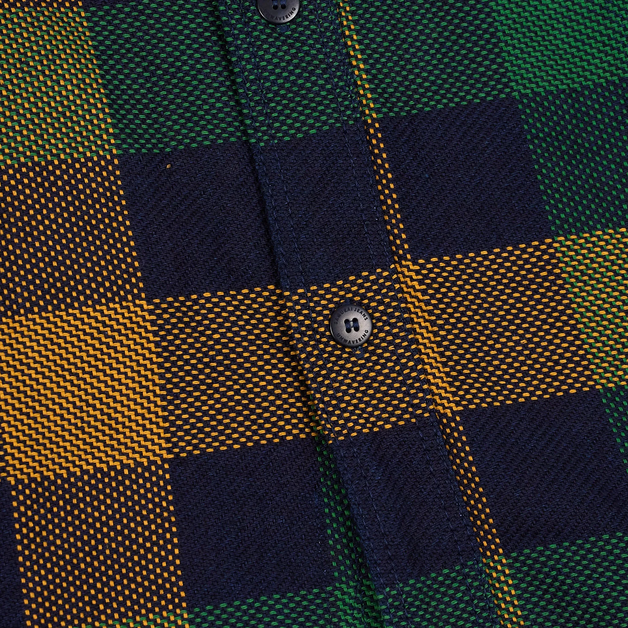 Samurai Jeans Heavyweight Cotton Check Overshirt sold by DeeCee style product image thumbnail 4