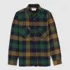 Samurai Jeans Heavyweight Cotton Check Overshirt sold by DeeCee style