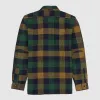 Samurai Jeans Heavyweight Cotton Check Overshirt sold by DeeCee style