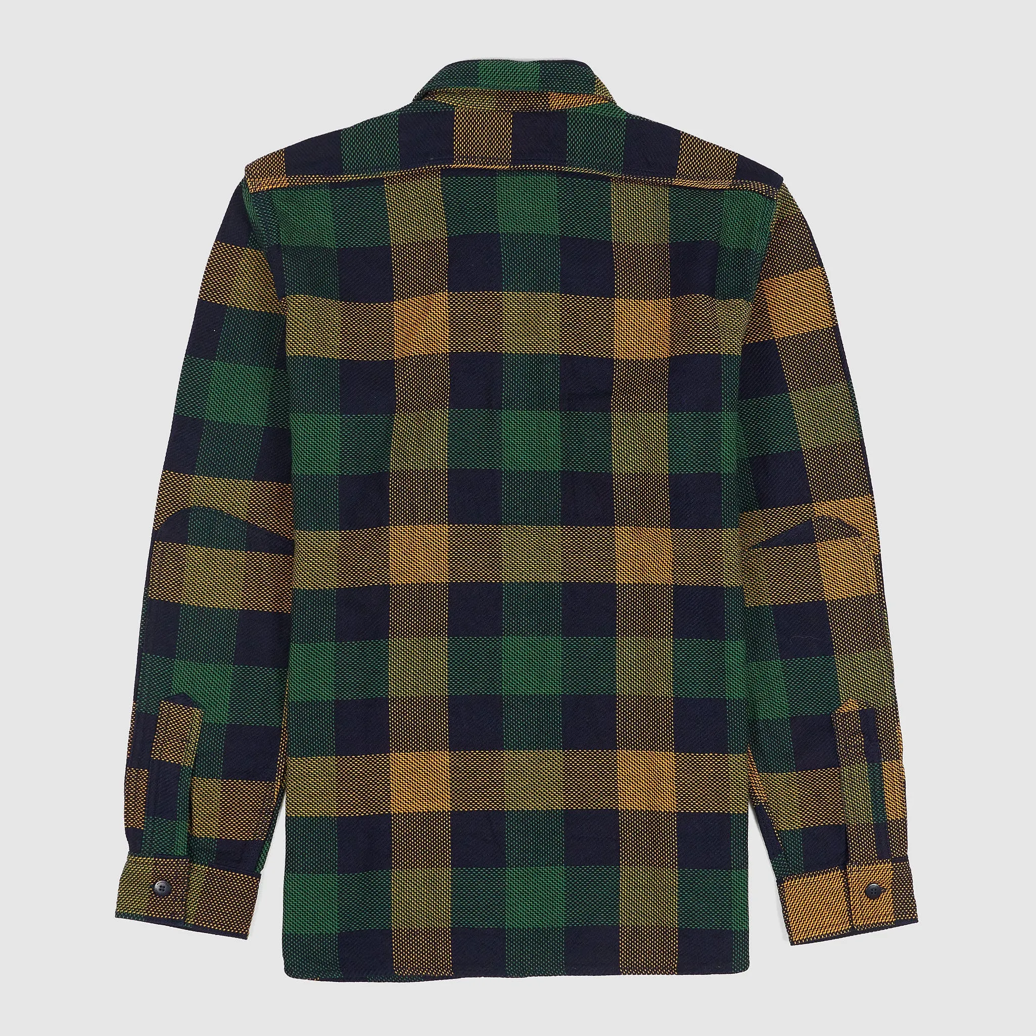 Samurai Jeans Heavyweight Cotton Check Overshirt sold by DeeCee style product image thumbnail 2