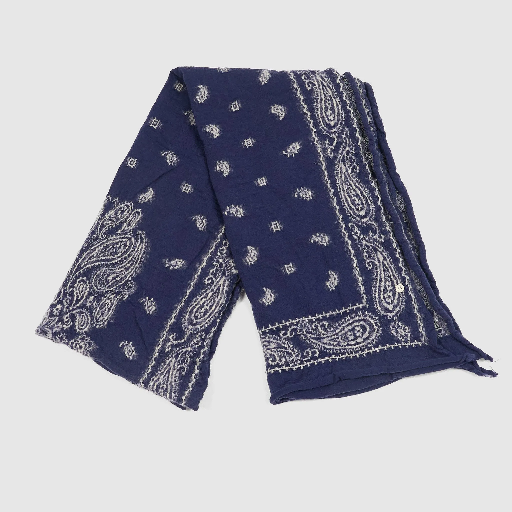 Kapital Fulling Paisley Bandana Wool Scarfs sold by DeeCee style product image thumbnail 5