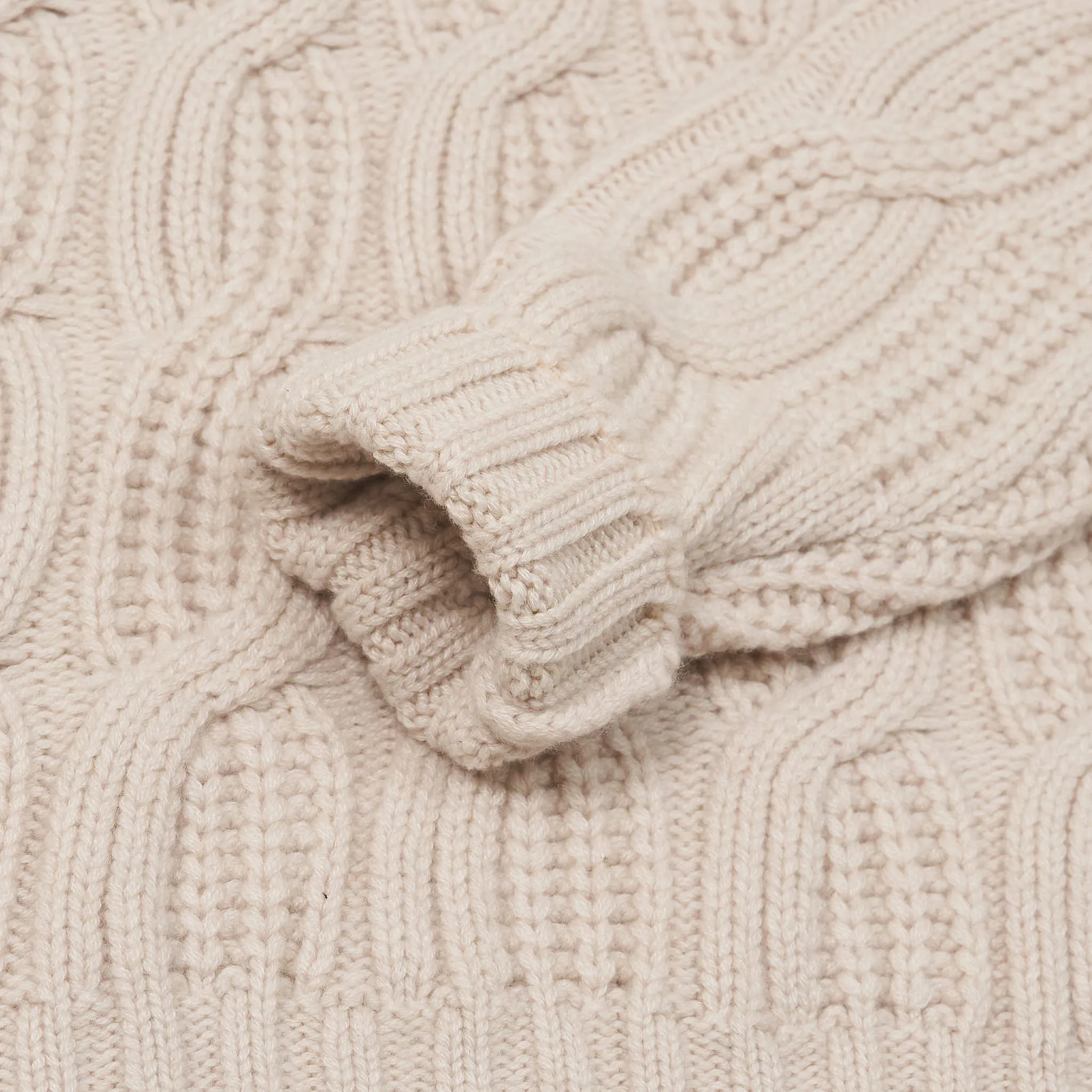 Gran Sasso Roll Neck Cable Knit Pure Cashmere Pullover sold by DeeCee style product image thumbnail 5