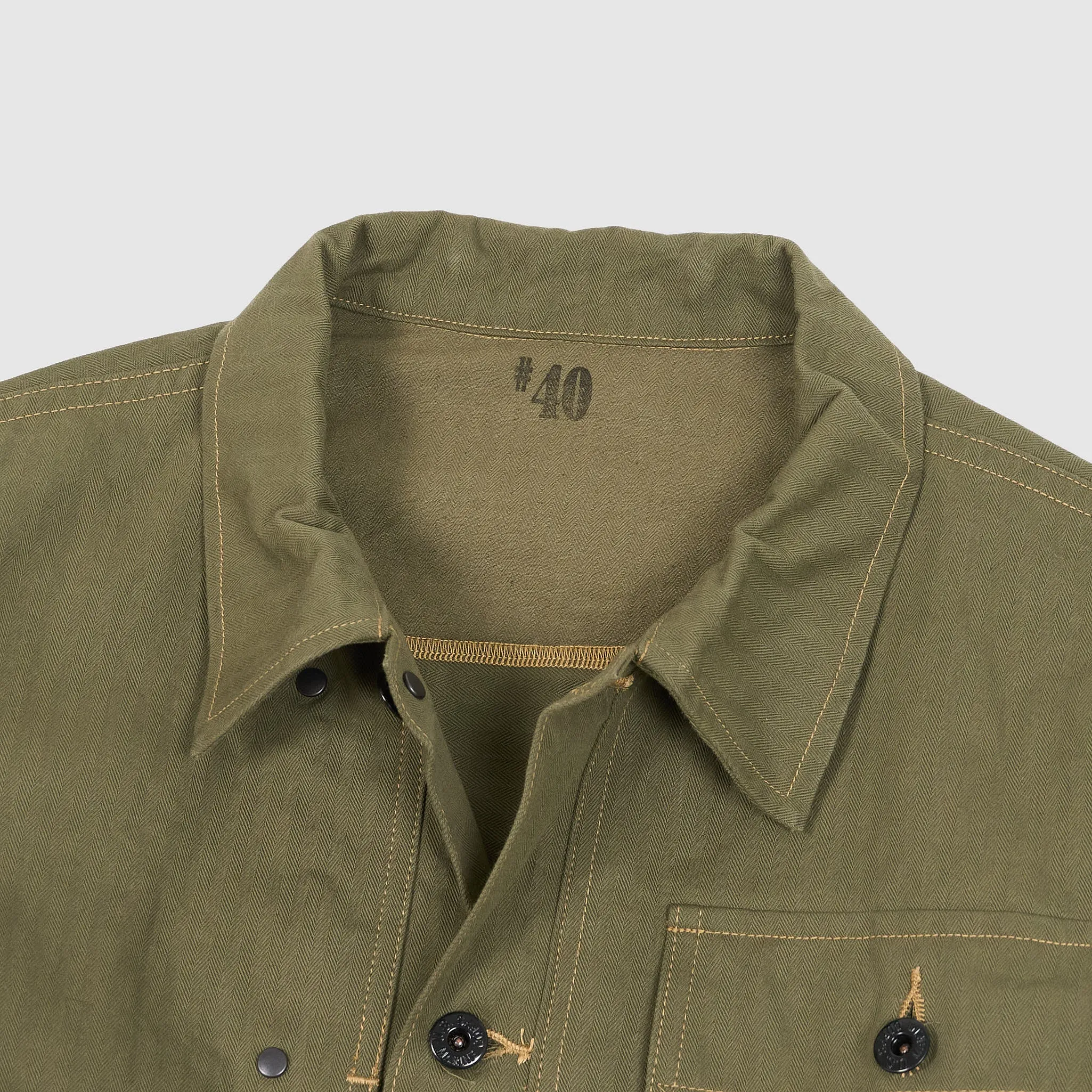 Buzz Rickson`s Herringbone Overshirt USMC sold by DeeCee style product image thumbnail 2