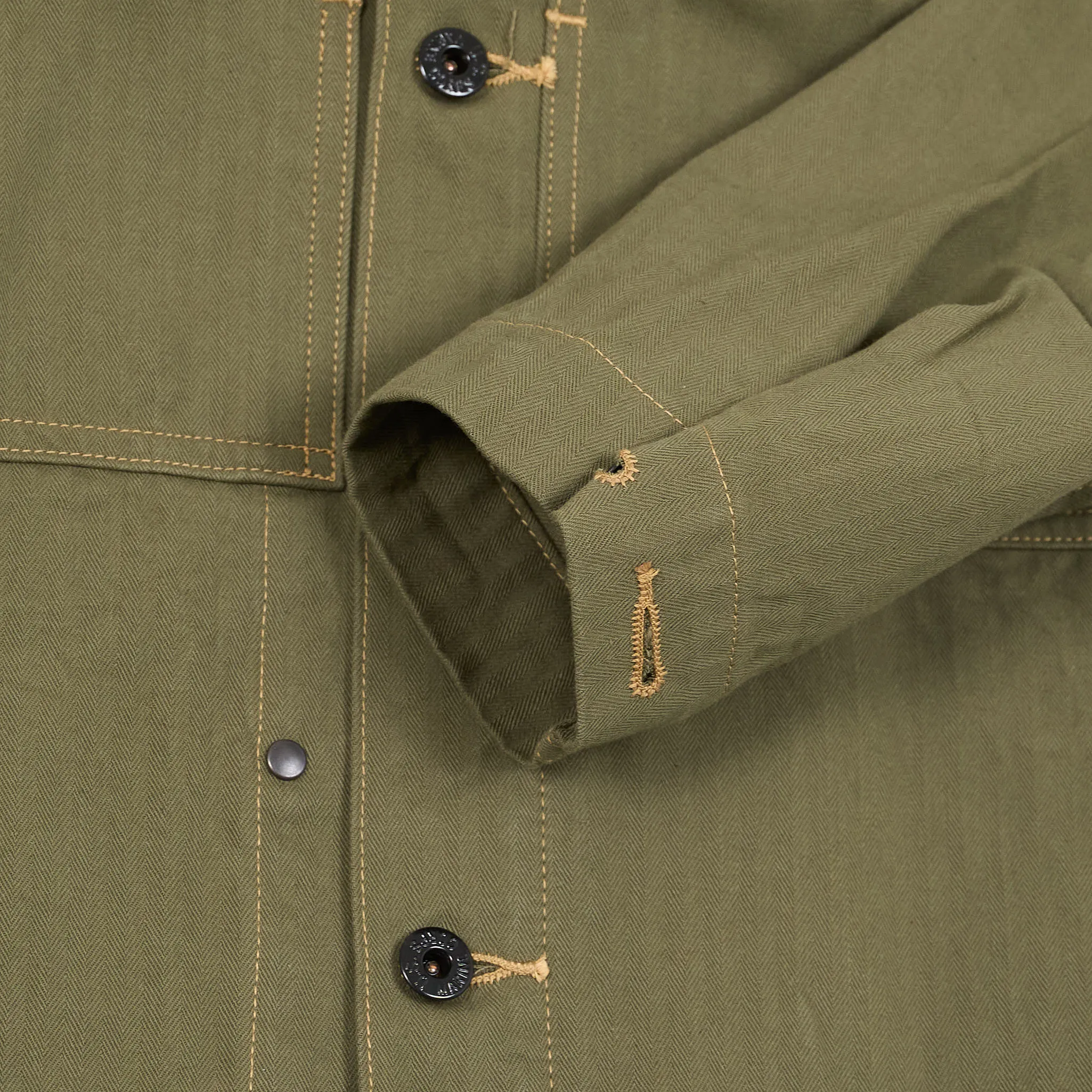 Buzz Rickson`s Herringbone Overshirt USMC sold by DeeCee style product image thumbnail 5
