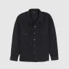 Black Sign Sashiko Navajo Sashiko Overshirt sold by DeeCee style