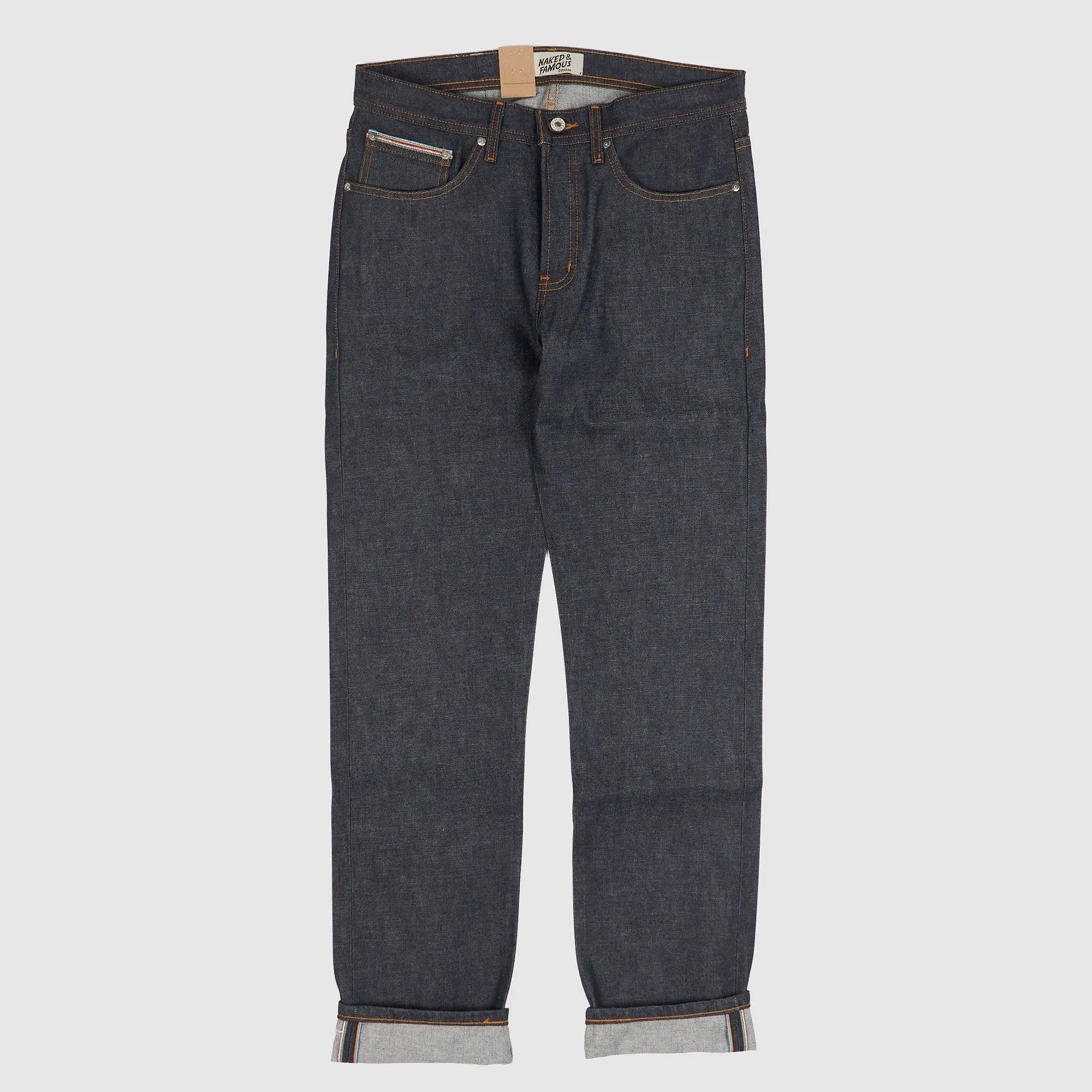 Naked & Famous Weird Guy Dia De Los Muertos Jeans sold by DeeCee style